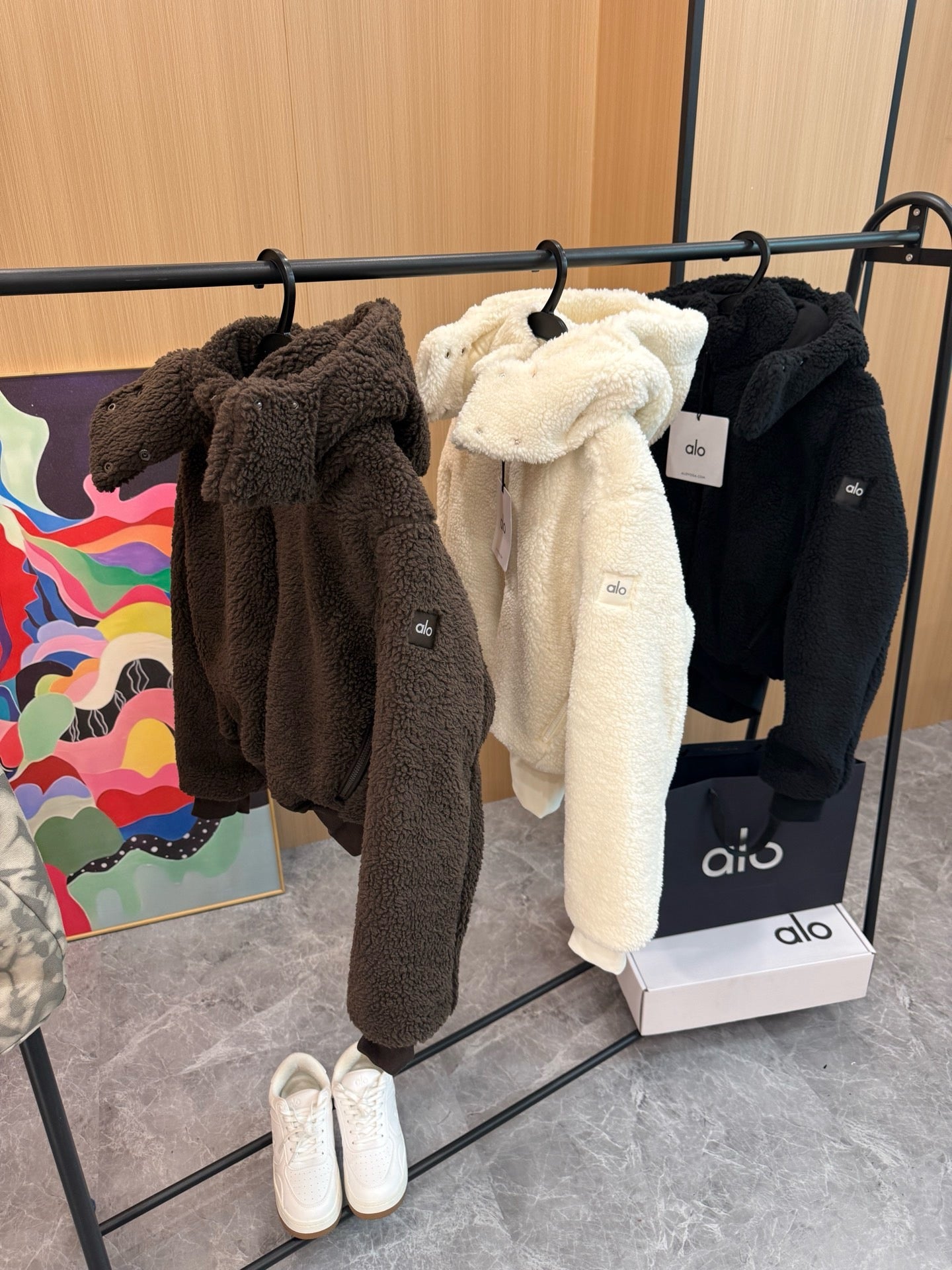 NEW A L O Fleece Jackets