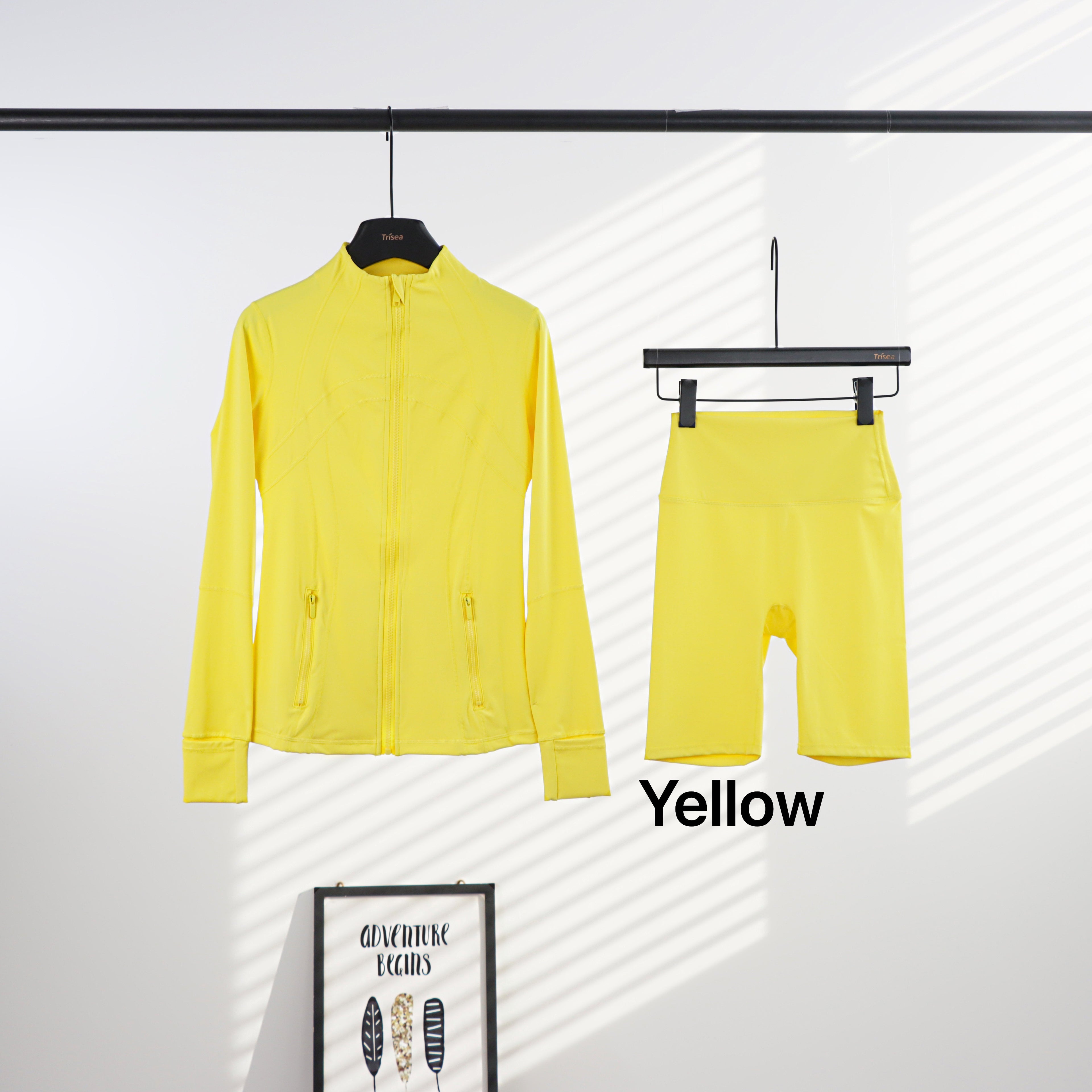 Lu Full Coloured Jacket & Short Sets
