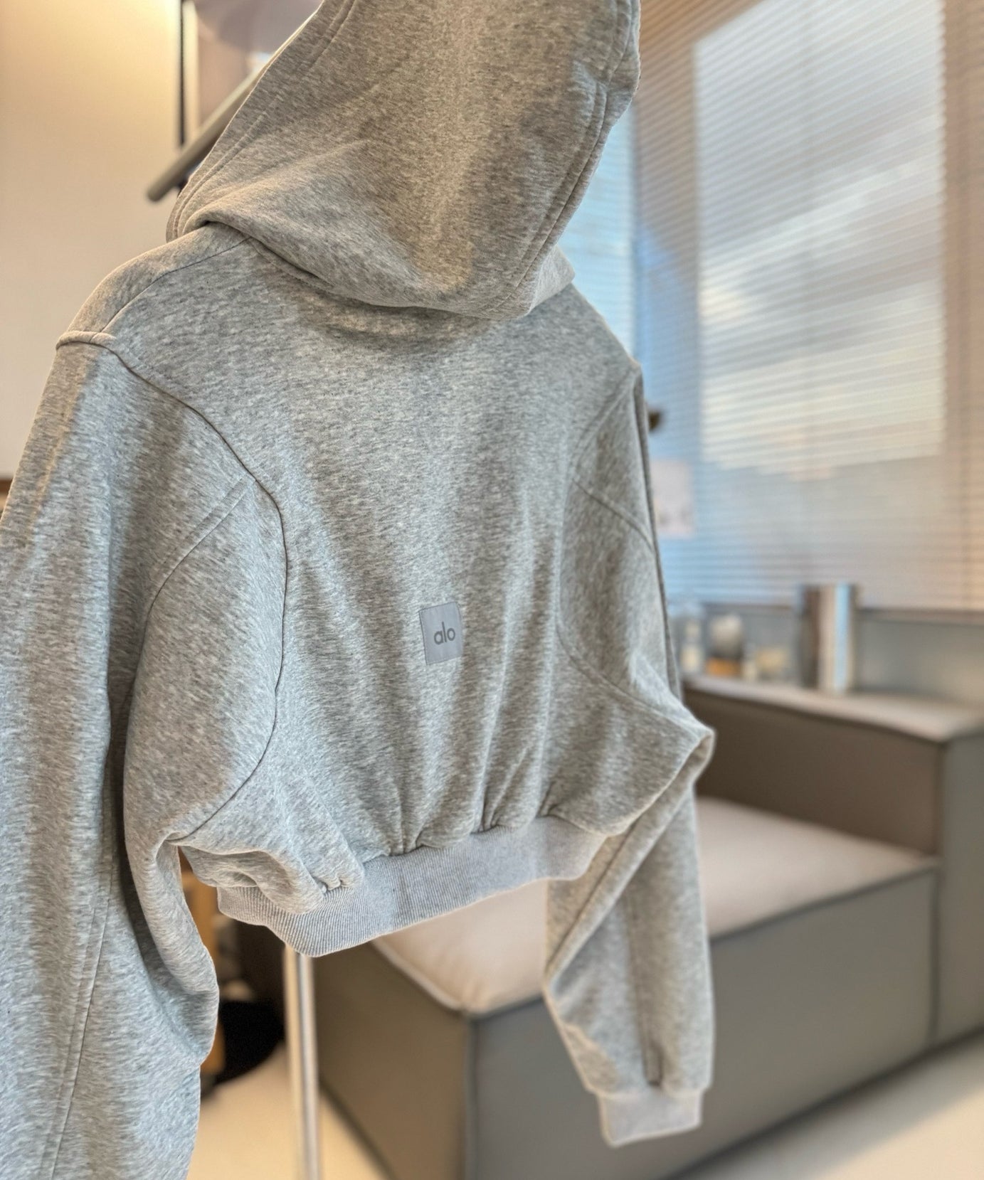 A L O Cropped Hoodies