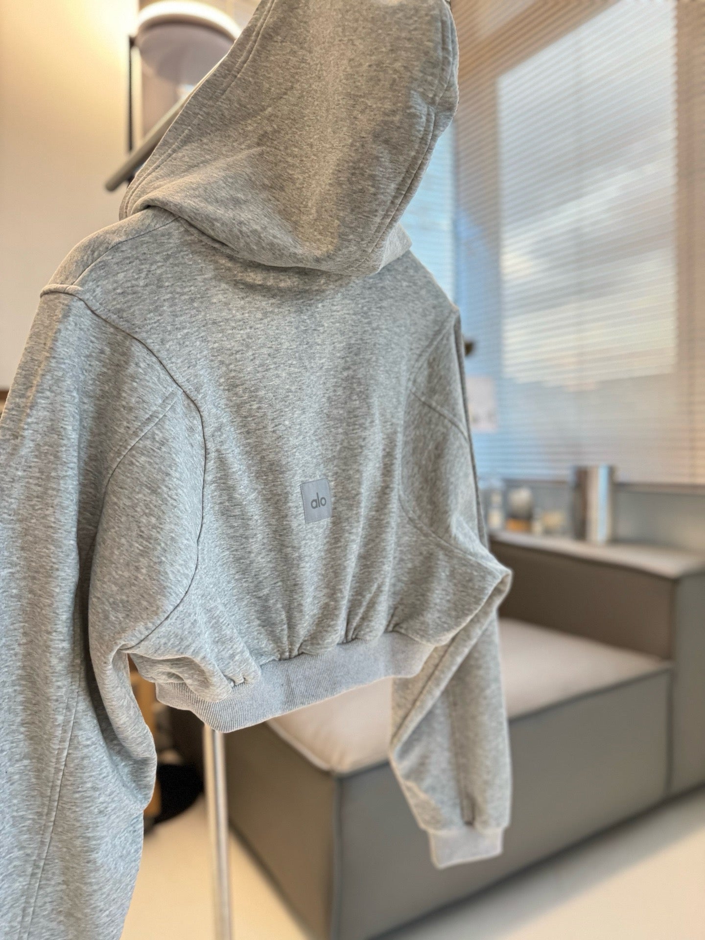 A L O Cropped Hoodies