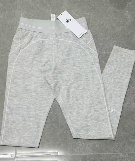 Heather Grey Premium Yoga Leggings Sets