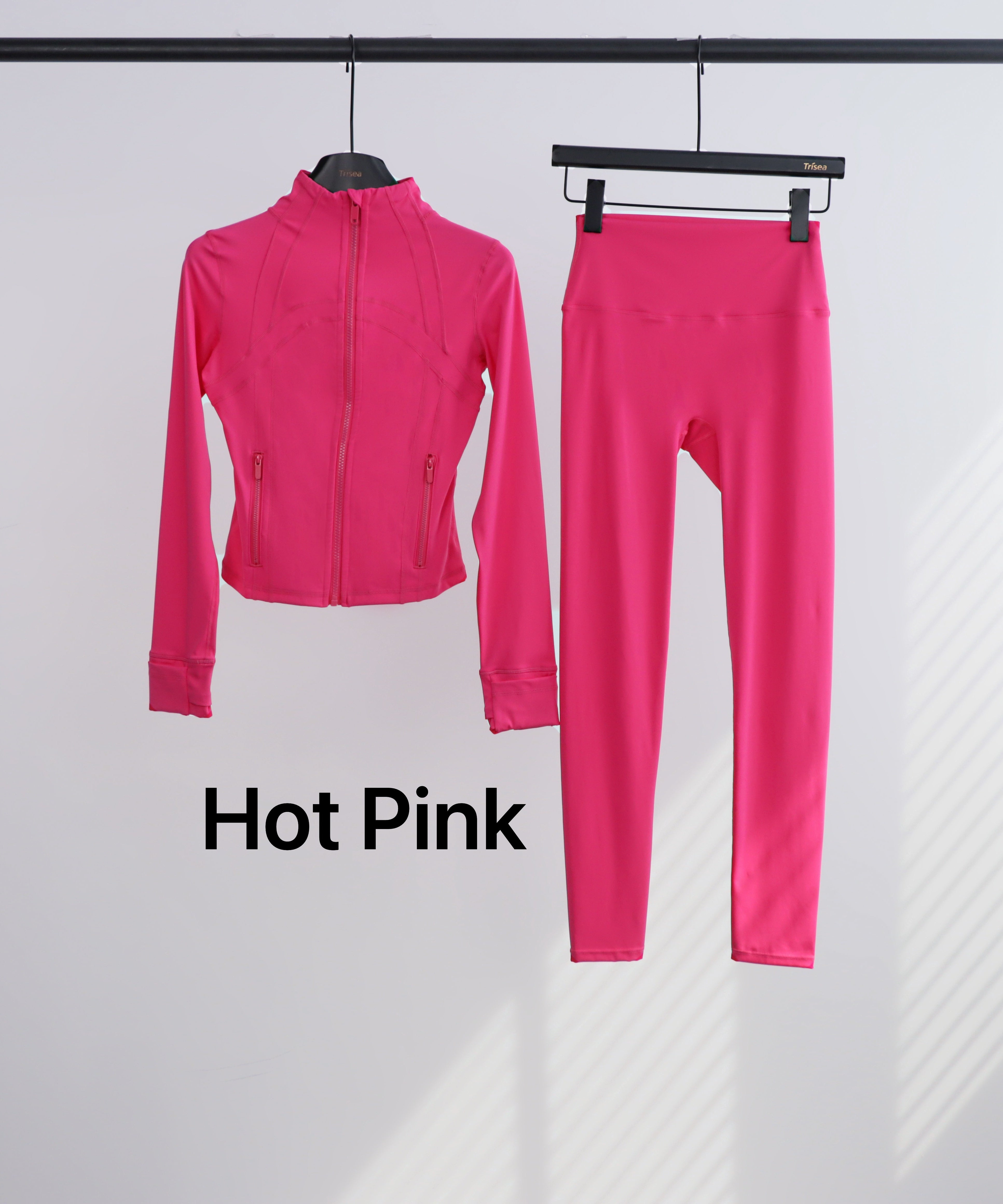 Lu Cropped Leggings Gym Full Sets (23 Colours)