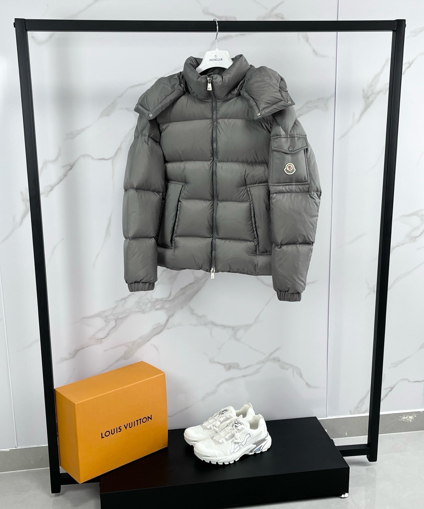 Grey Mens Premium Coat