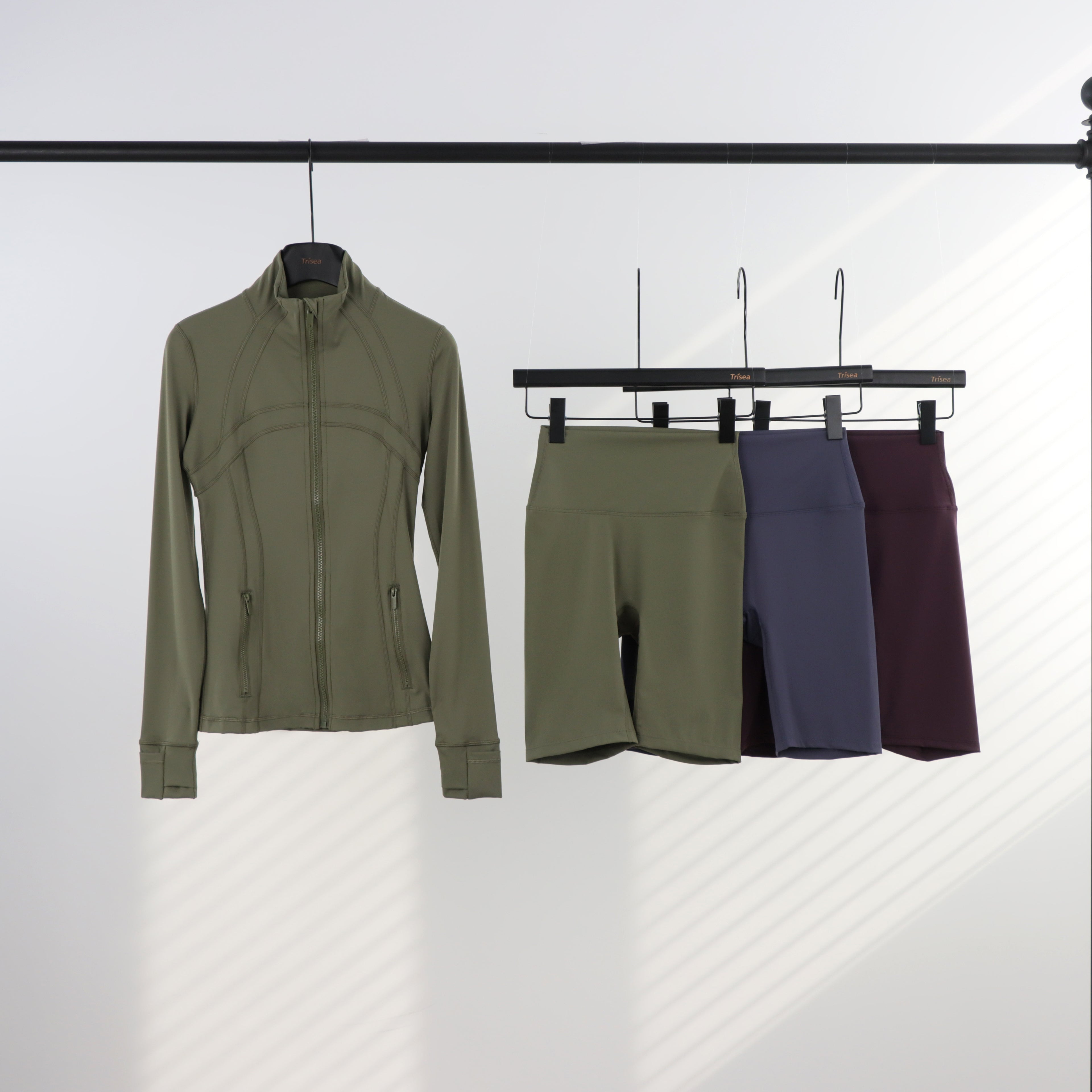 Lu Full Coloured Jacket & Short Sets