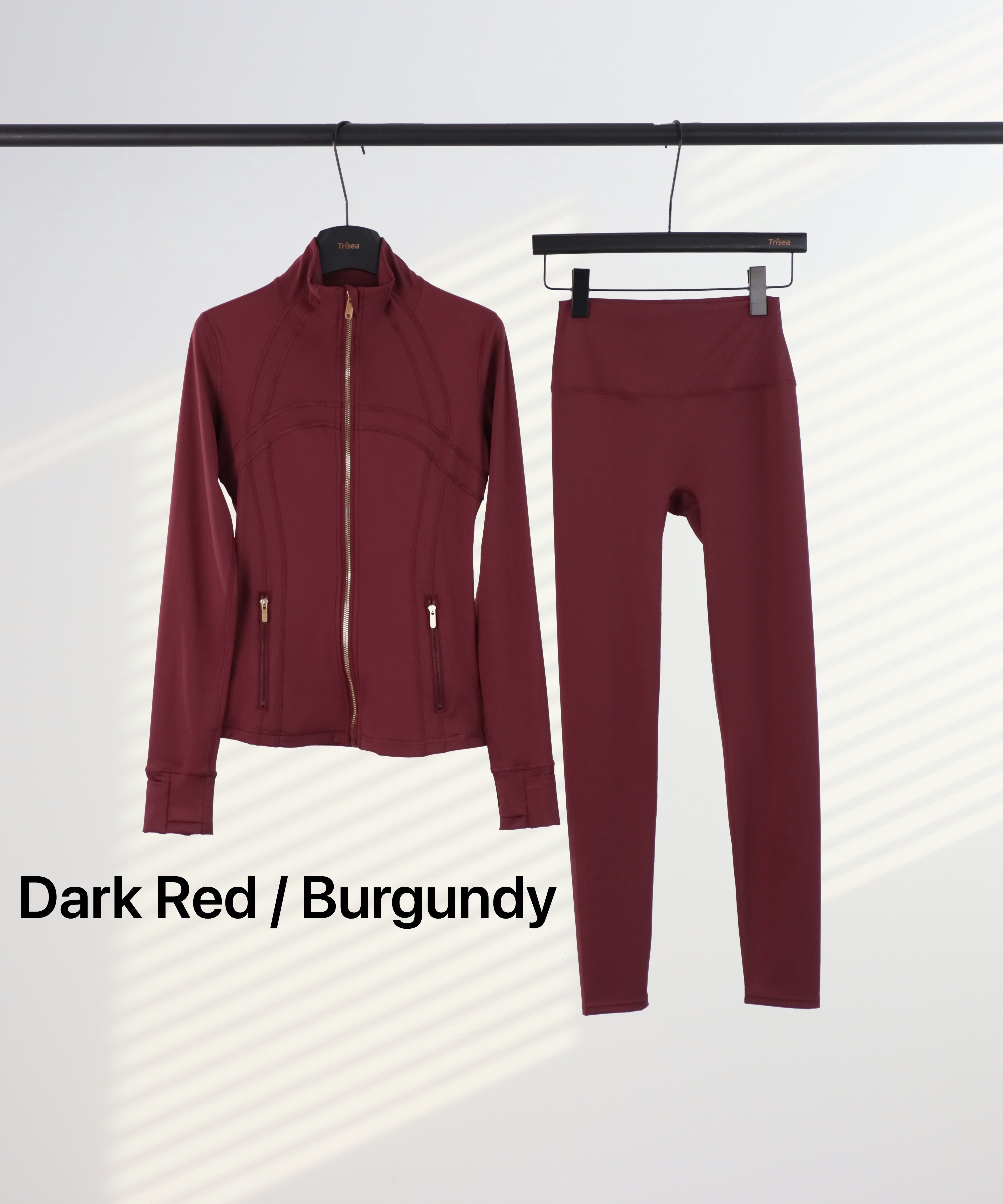 Lu Gold Zip Leggings & Jacket Sets (20+ Colours)