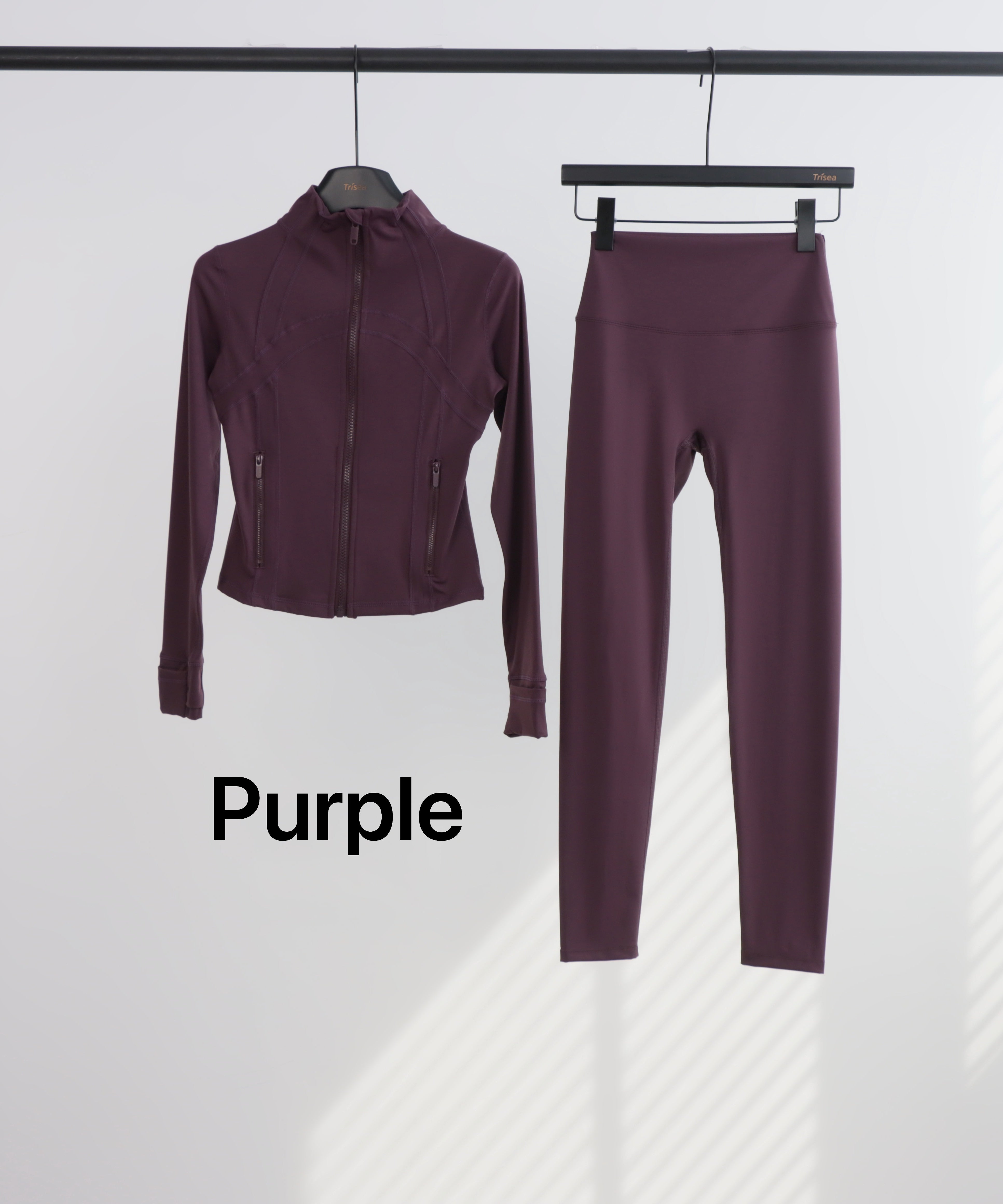 Lu Cropped Leggings Gym Full Sets (23 Colours)