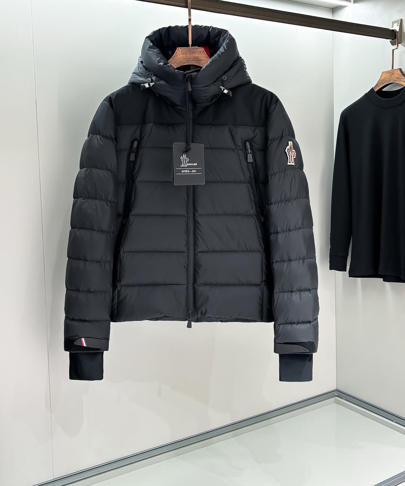 Mens Premium Coat (Black / Navy)
