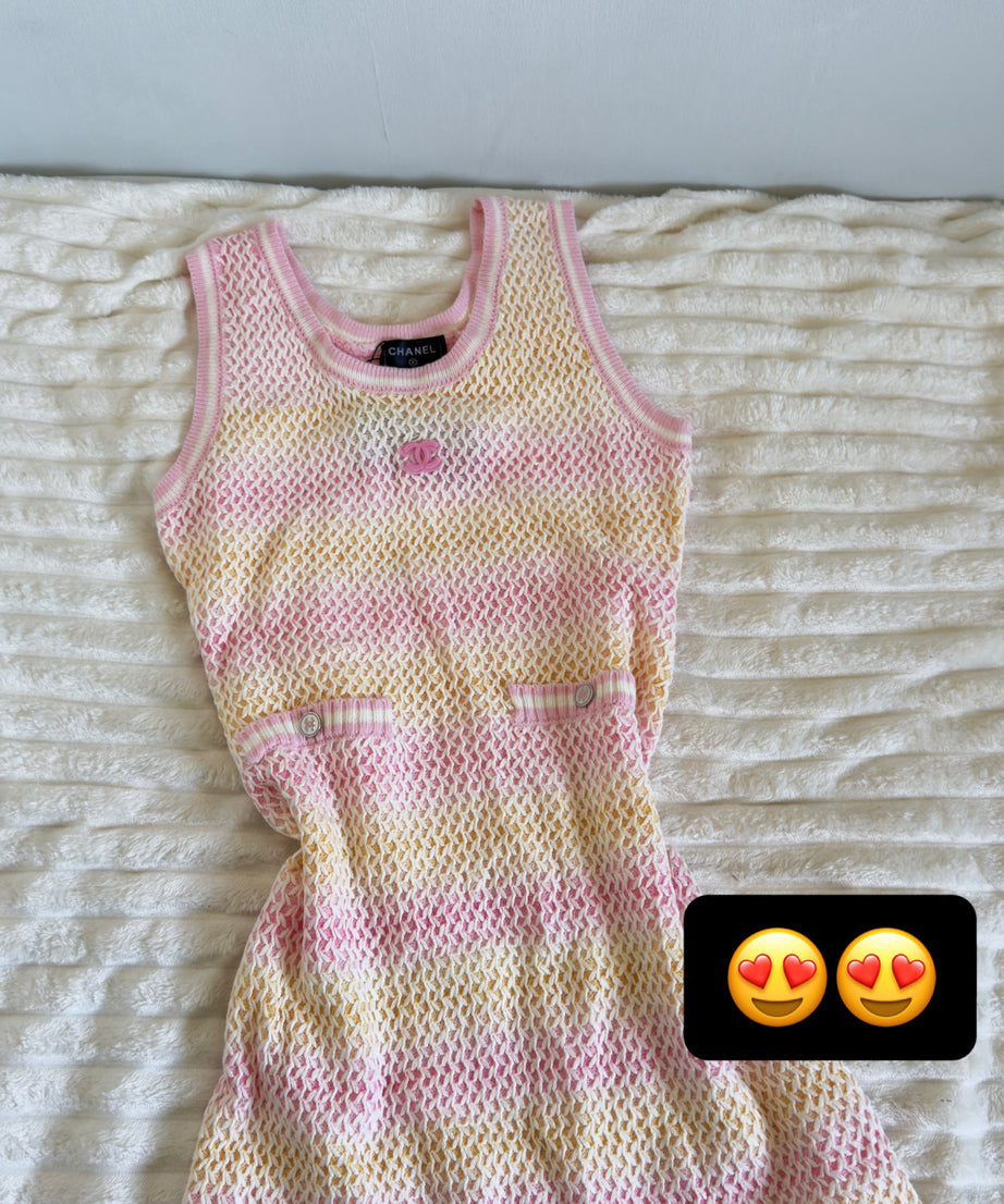 Pink & Yellow Summer Dress