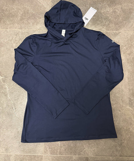 Mens Long Sleeve Hooded Tops