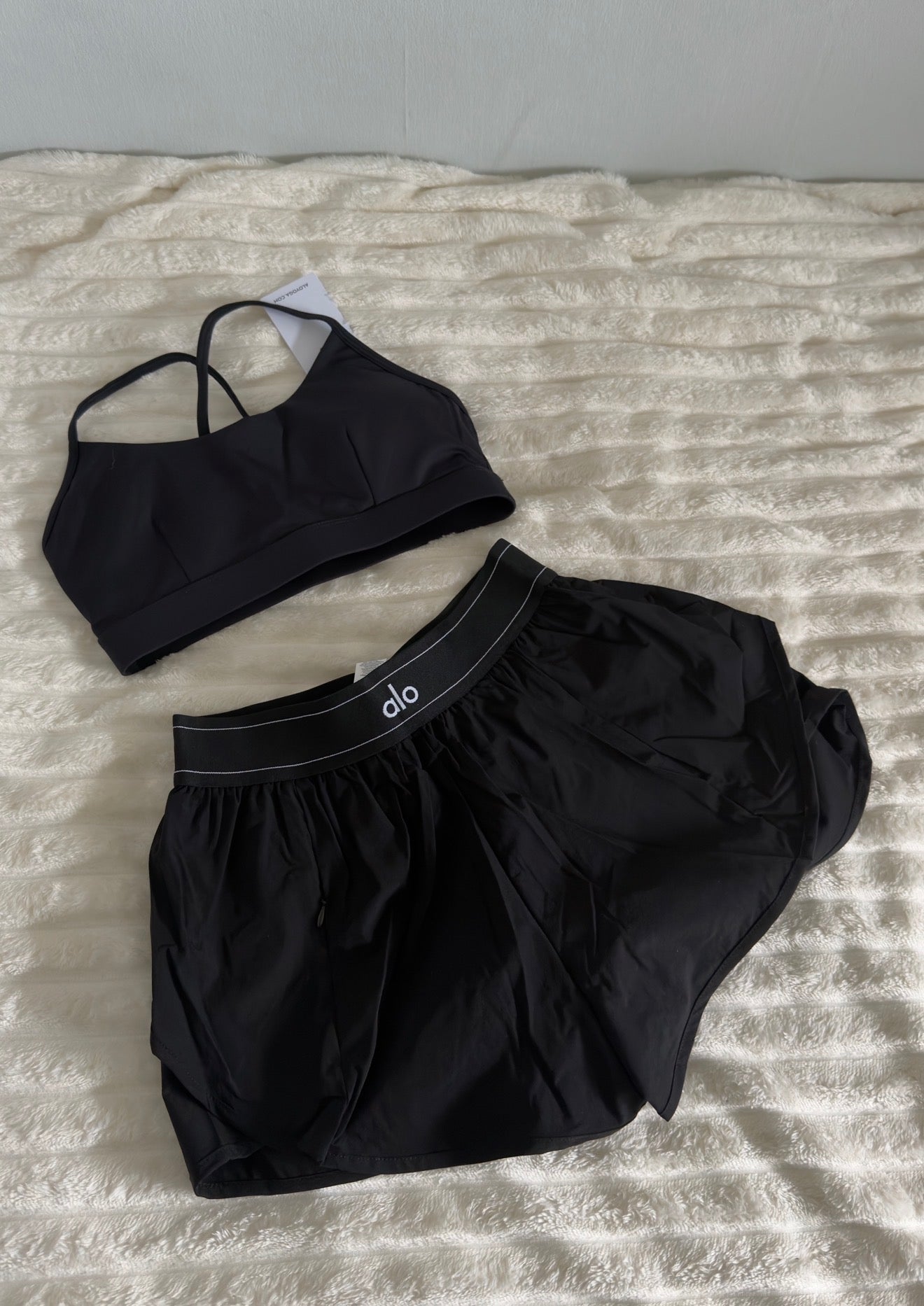 Shorts & Sports Bra Set