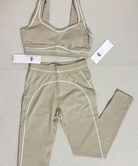 Light Brown Premium Yoga Leggings Sets