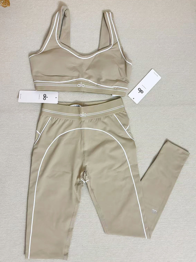 Light Brown Premium Yoga Leggings Sets