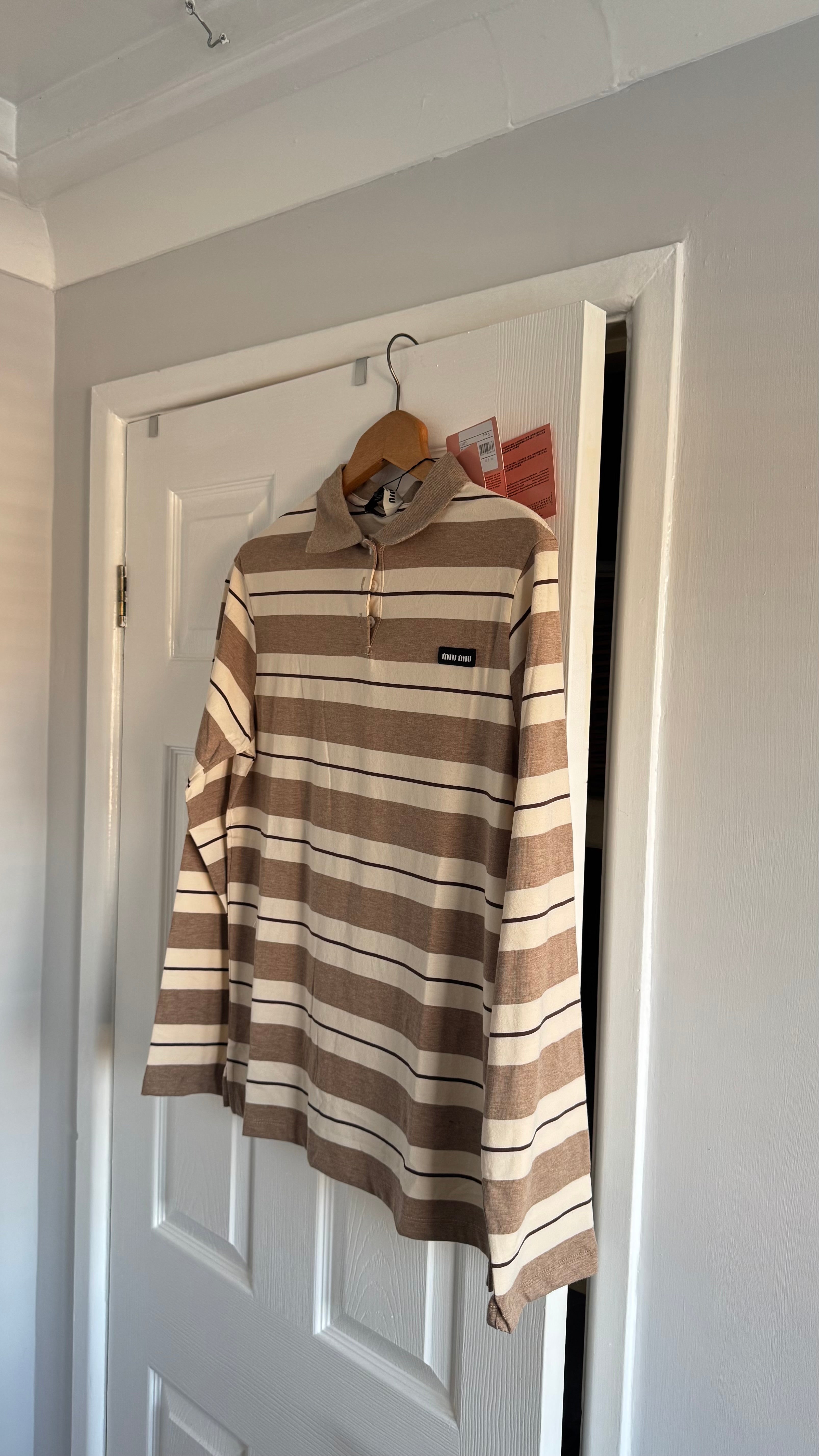 Miu Long Sleeve Polo