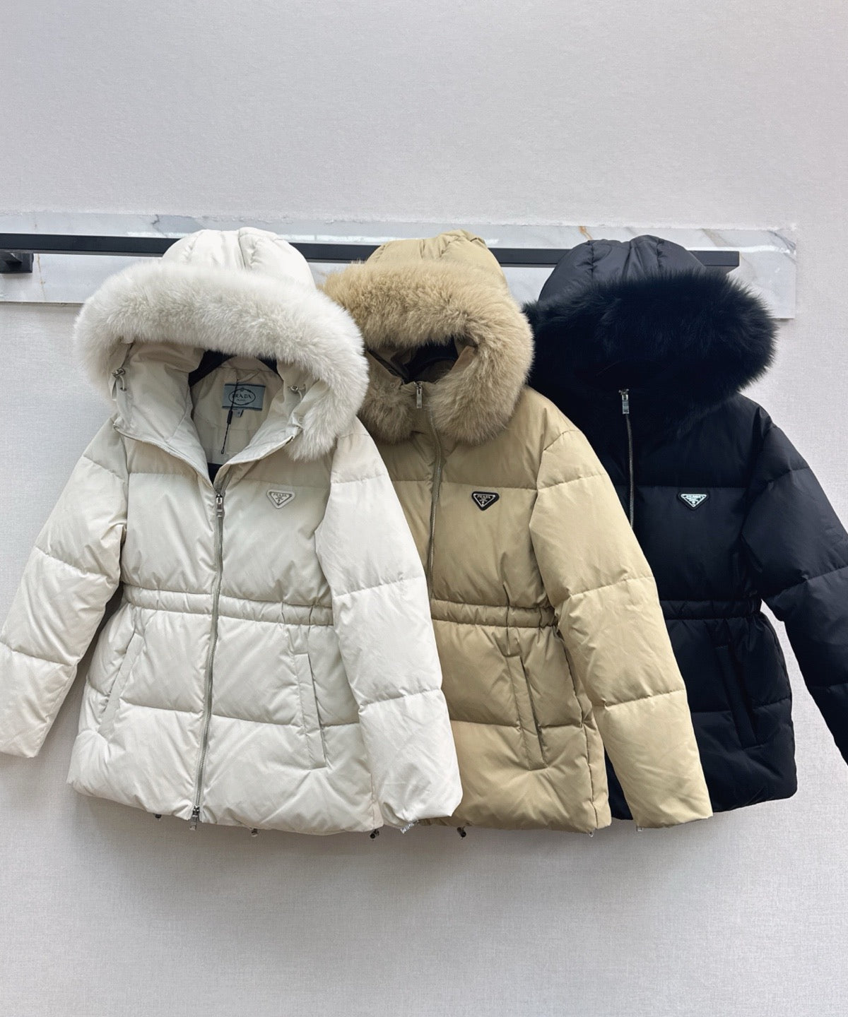Milano Fur Hood Coat (3 Colours)