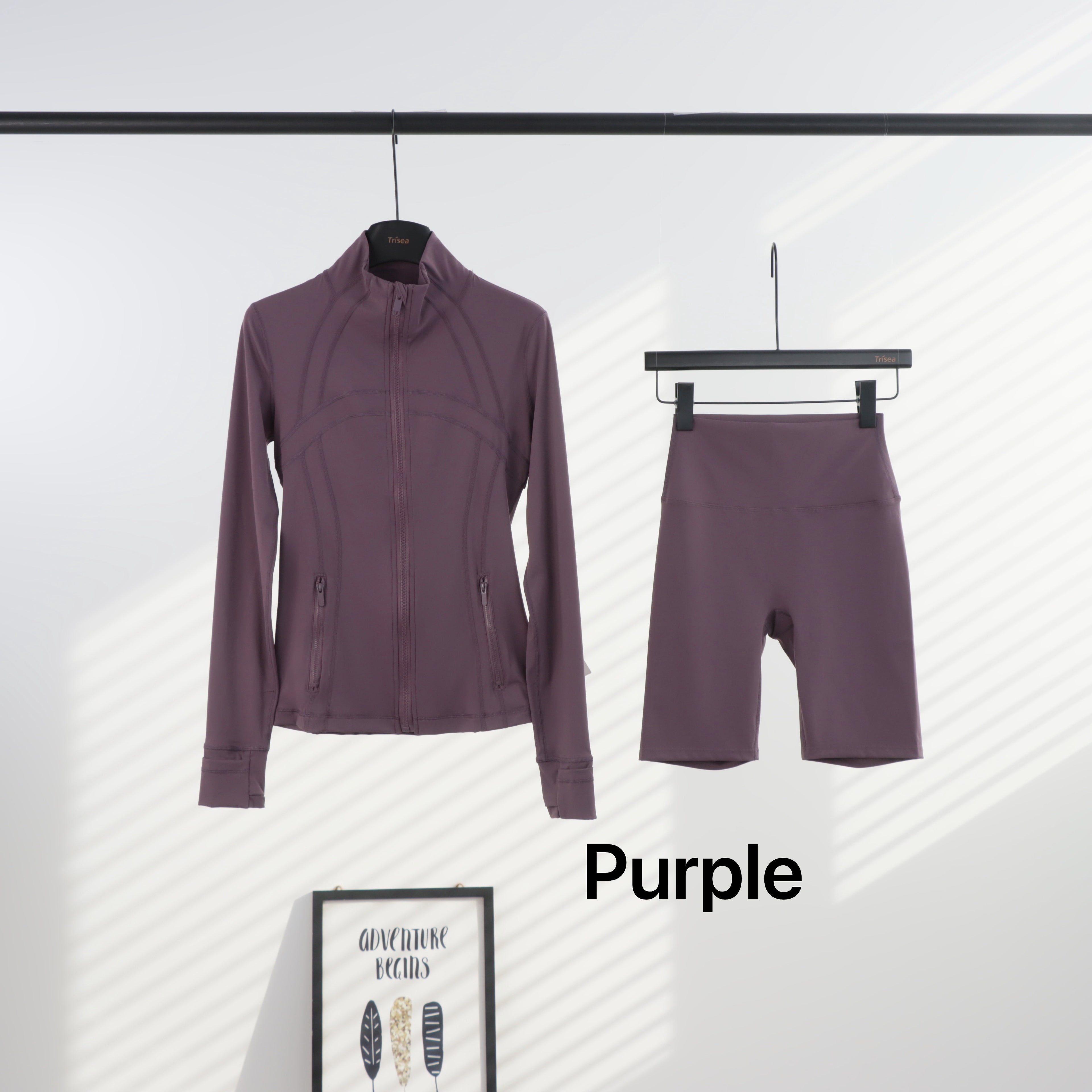 Lu Full Coloured Jacket & Short Sets