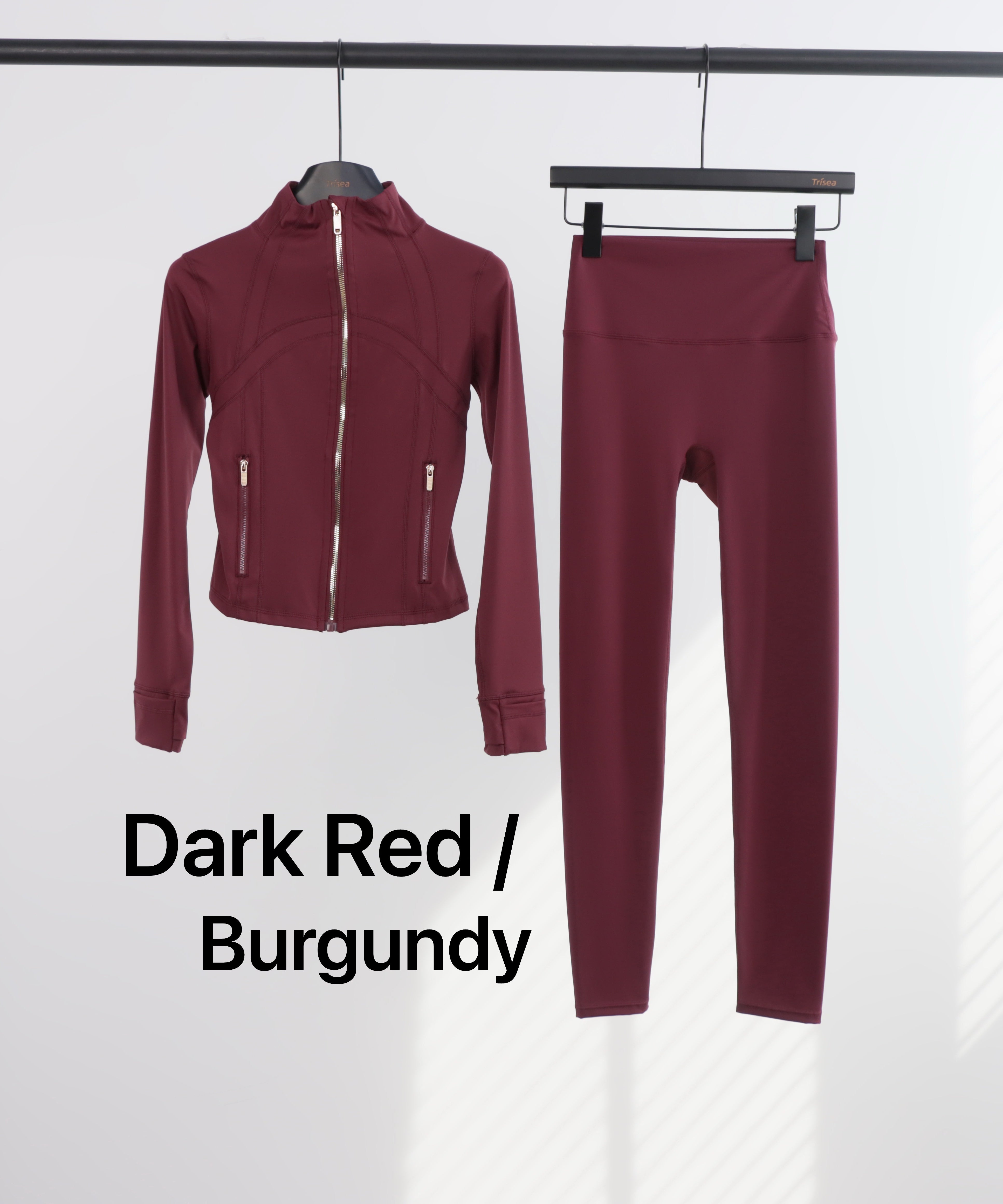 Lu Gold Zip Leggings & Cropped Jacket Sets (20+ Colours)