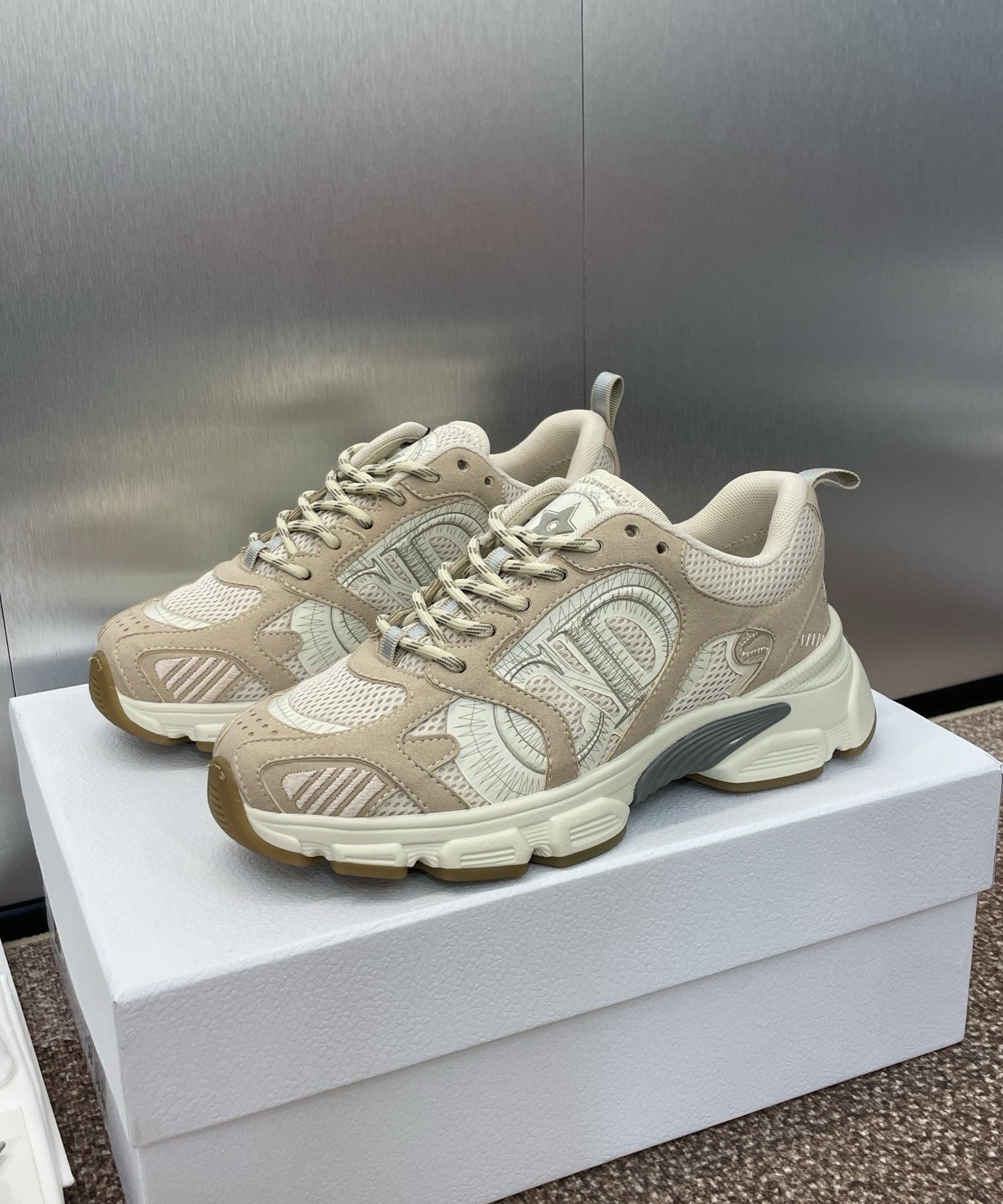 Beige Trainers