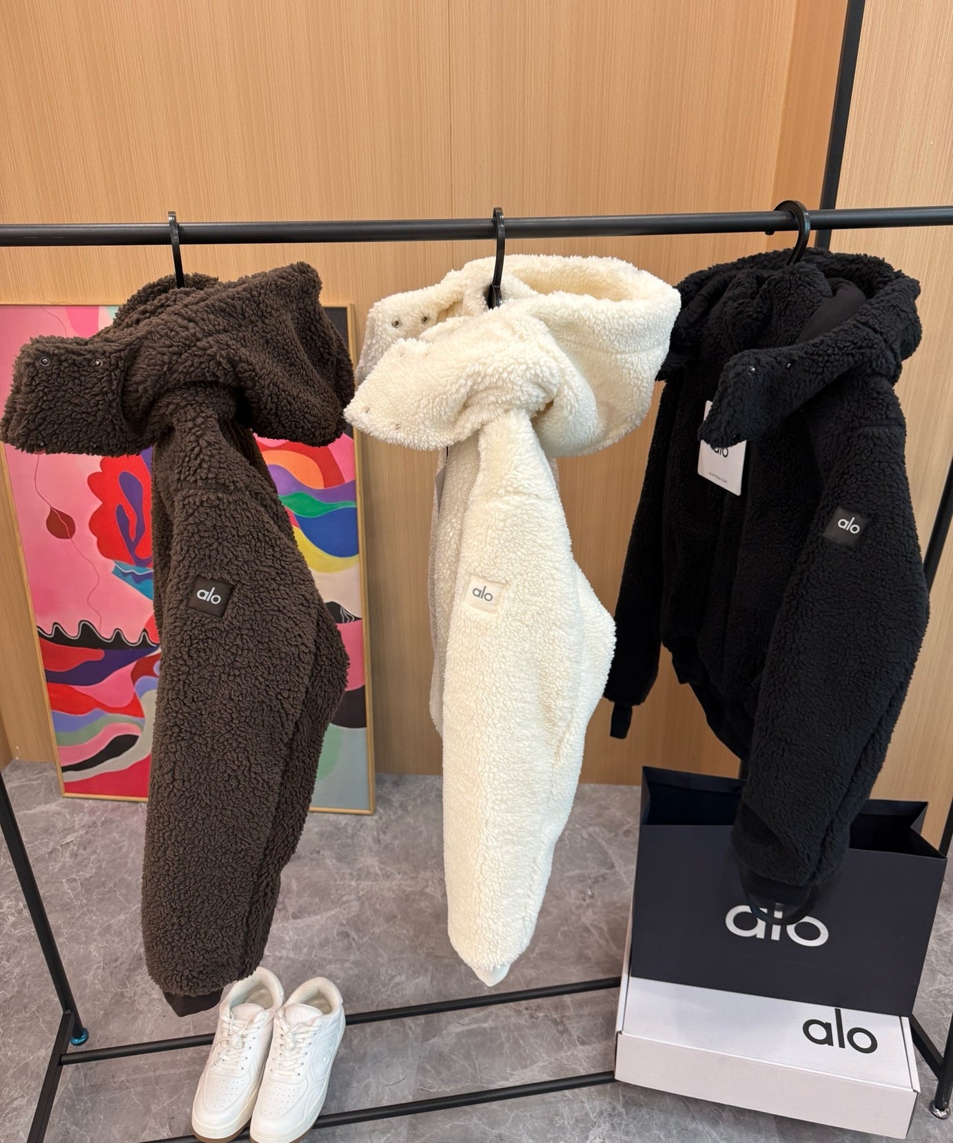 NEW A L O Fleece Jackets