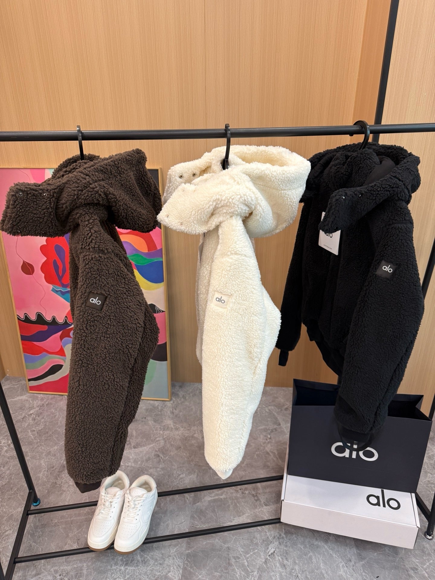 NEW A L O Fleece Jackets