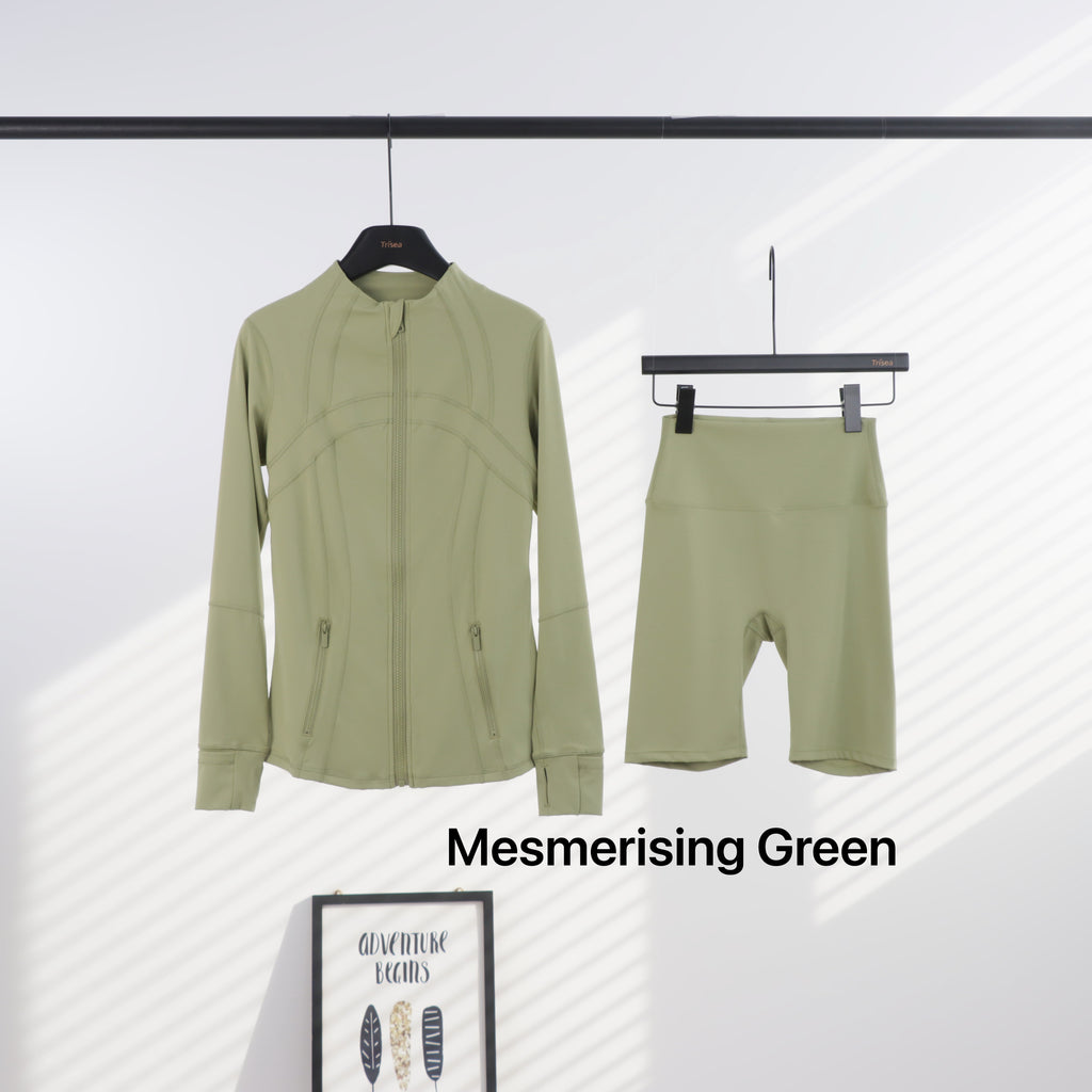 Lu Full Coloured Jacket & Short Sets
