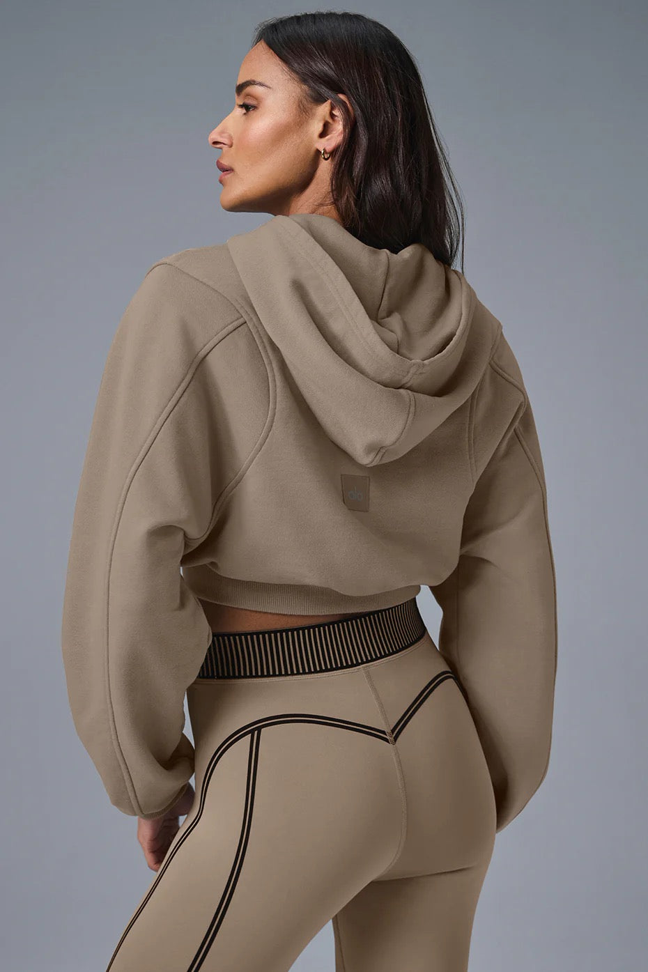 A L O Cropped Hoodies