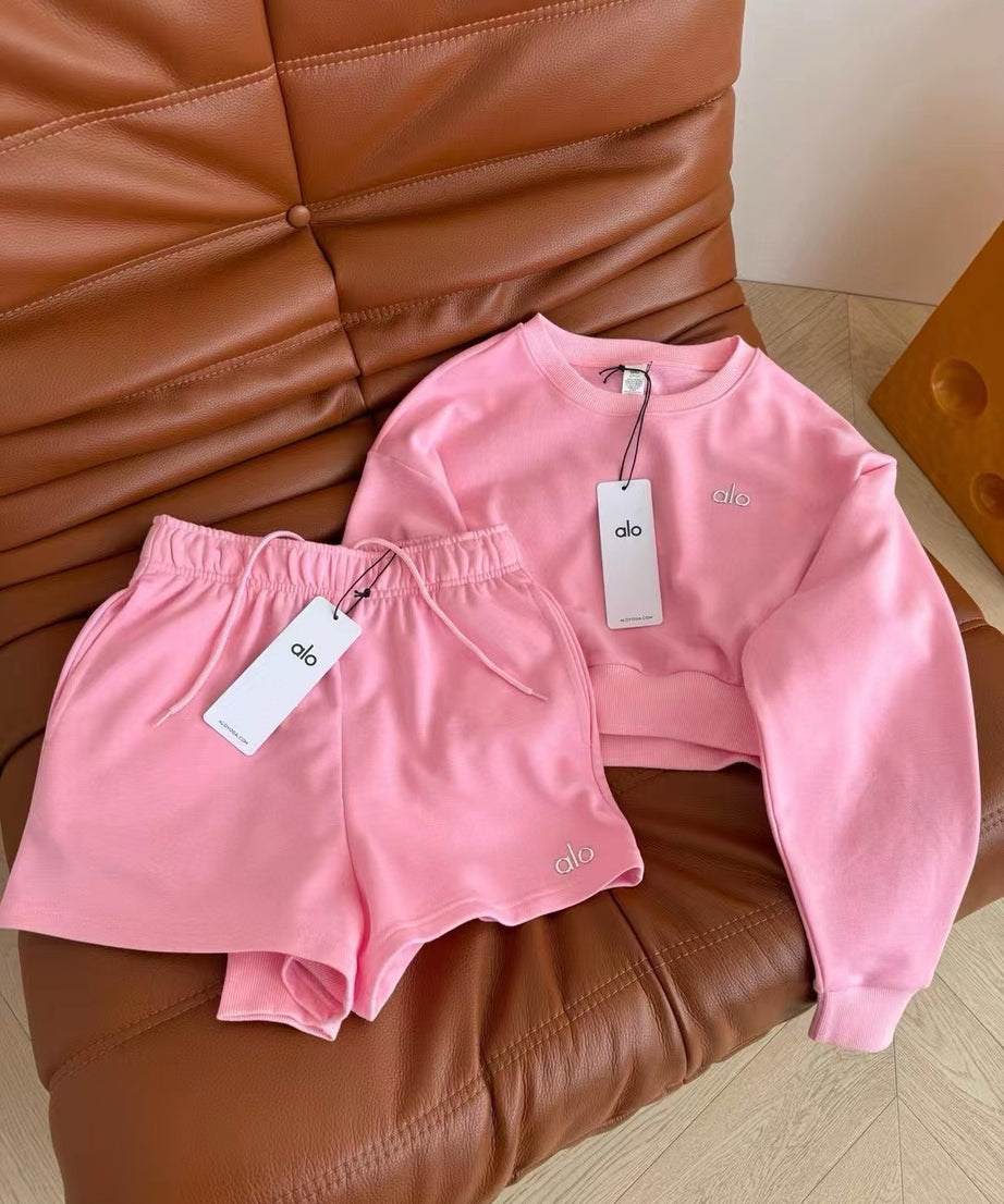 Pink Shorts Set
