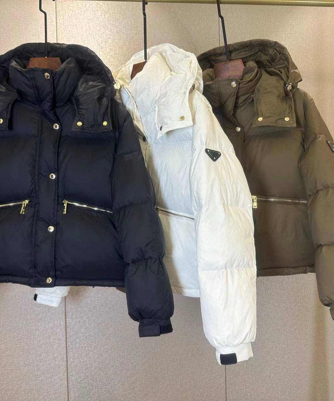 Crop Puffer Milano Jackets