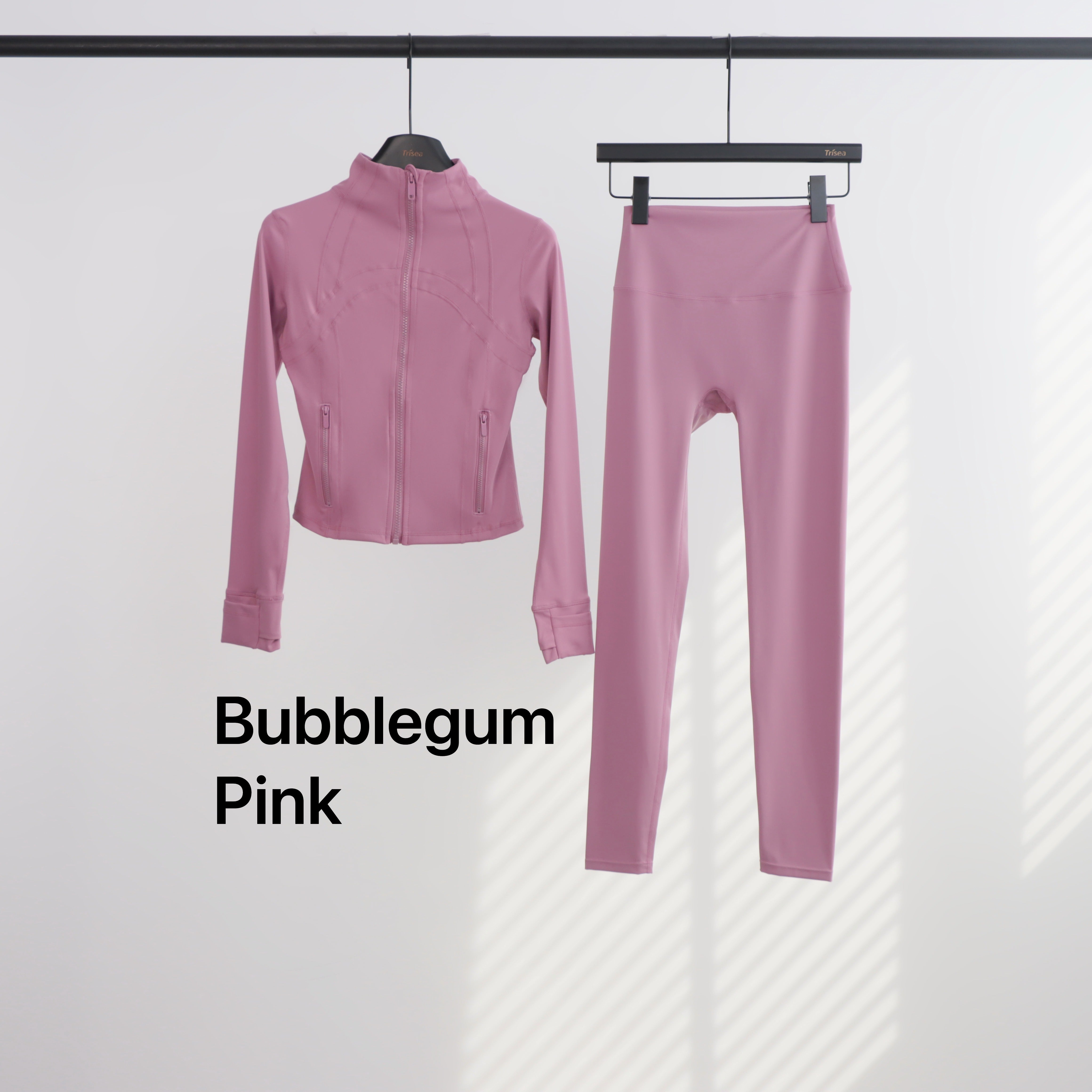 Lu Cropped Leggings Gym Full Sets (23 Colours)