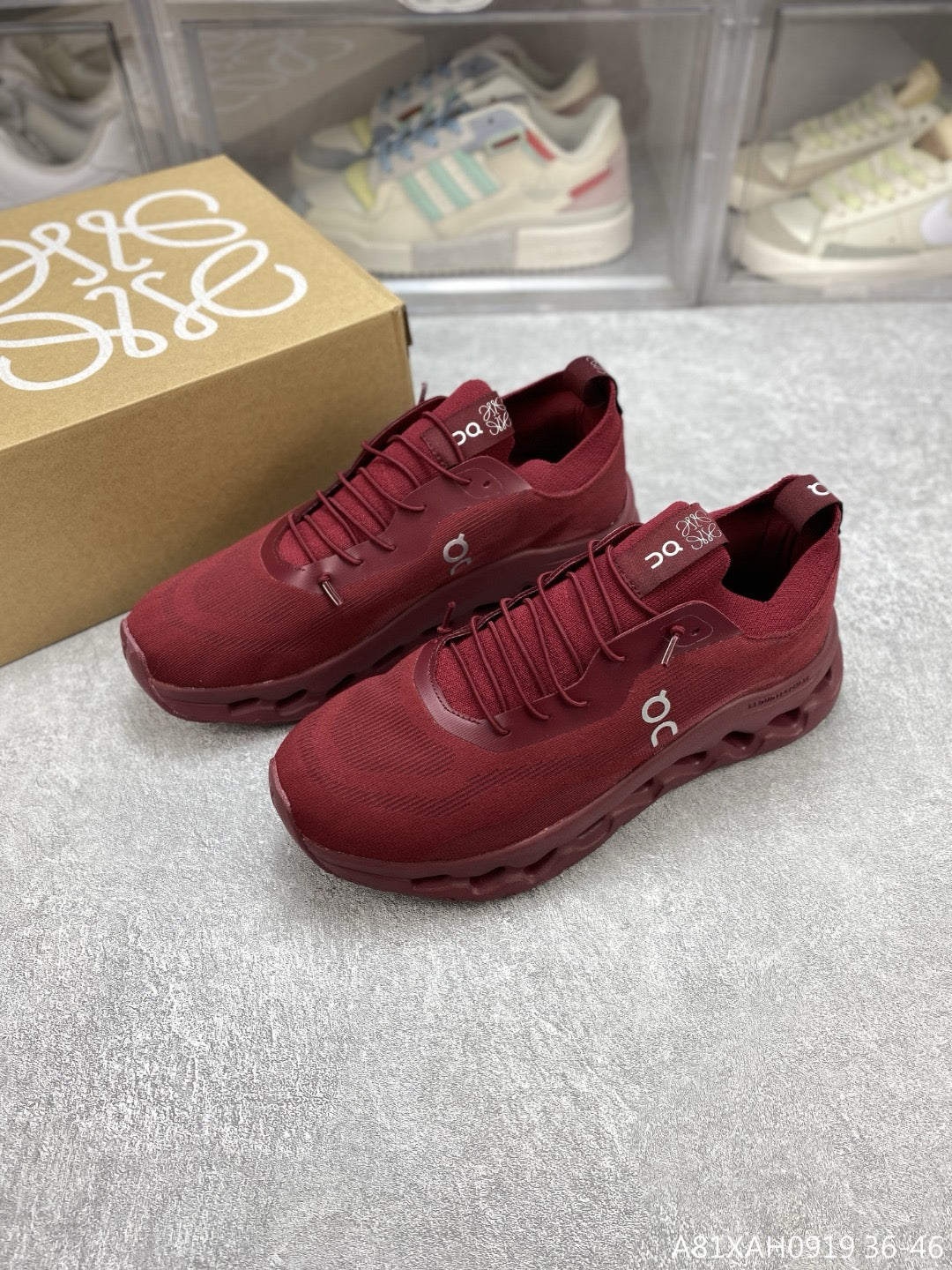 Burgundy Red On’s