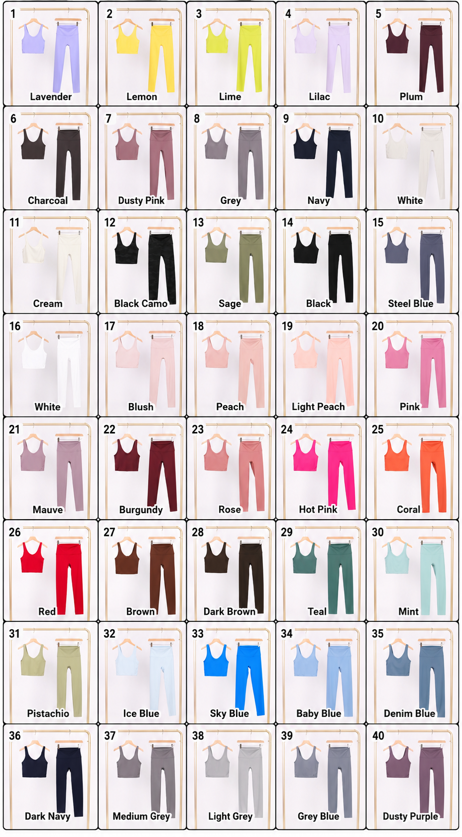 Sports Bra & Leggings Sets