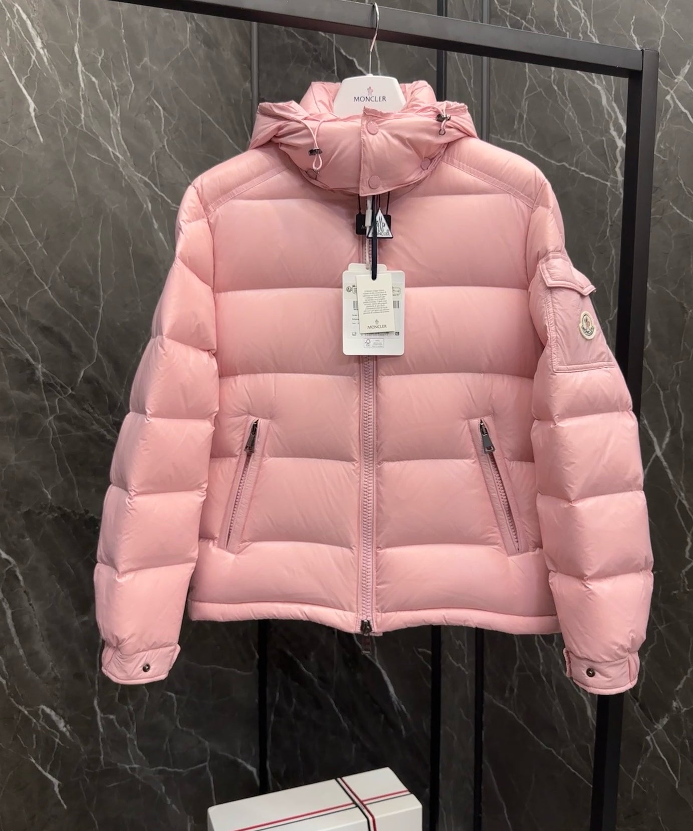 Baby Pink Puffer Jacket