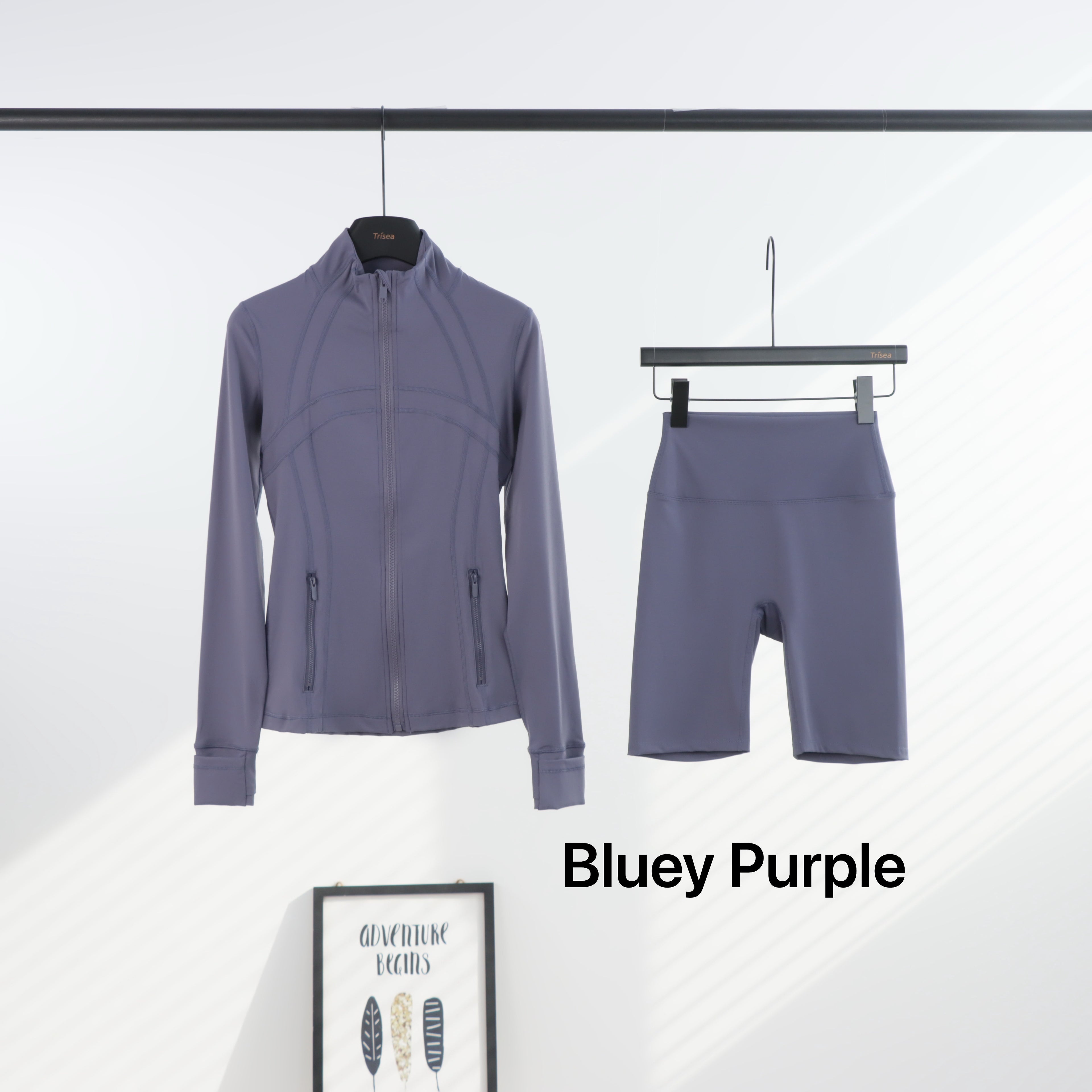 Lu Full Coloured Jacket & Short Sets