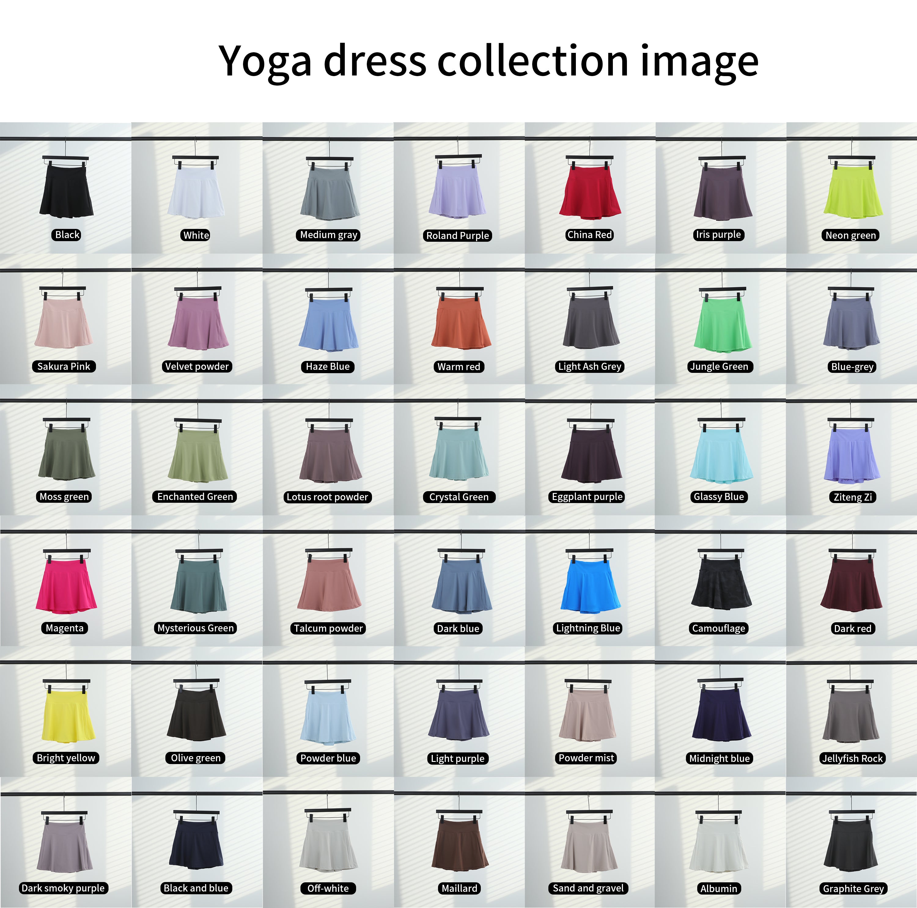 Lu Skirts (Write colour choice in order instructions)