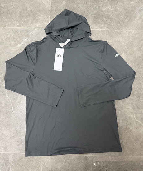 Mens Long Sleeve Hooded Tops