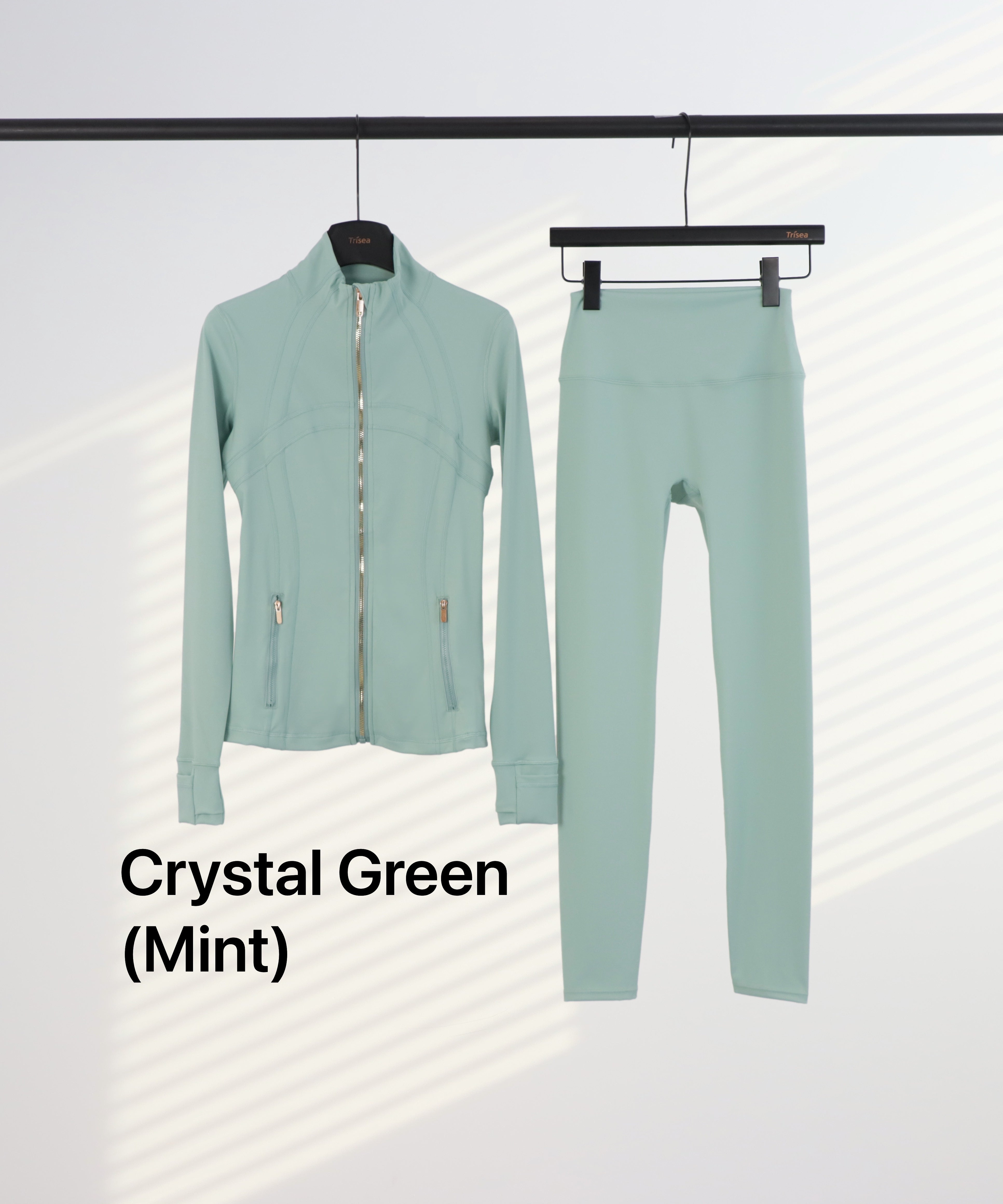 Lu Gold Zip Leggings & Jacket Sets (20+ Colours)
