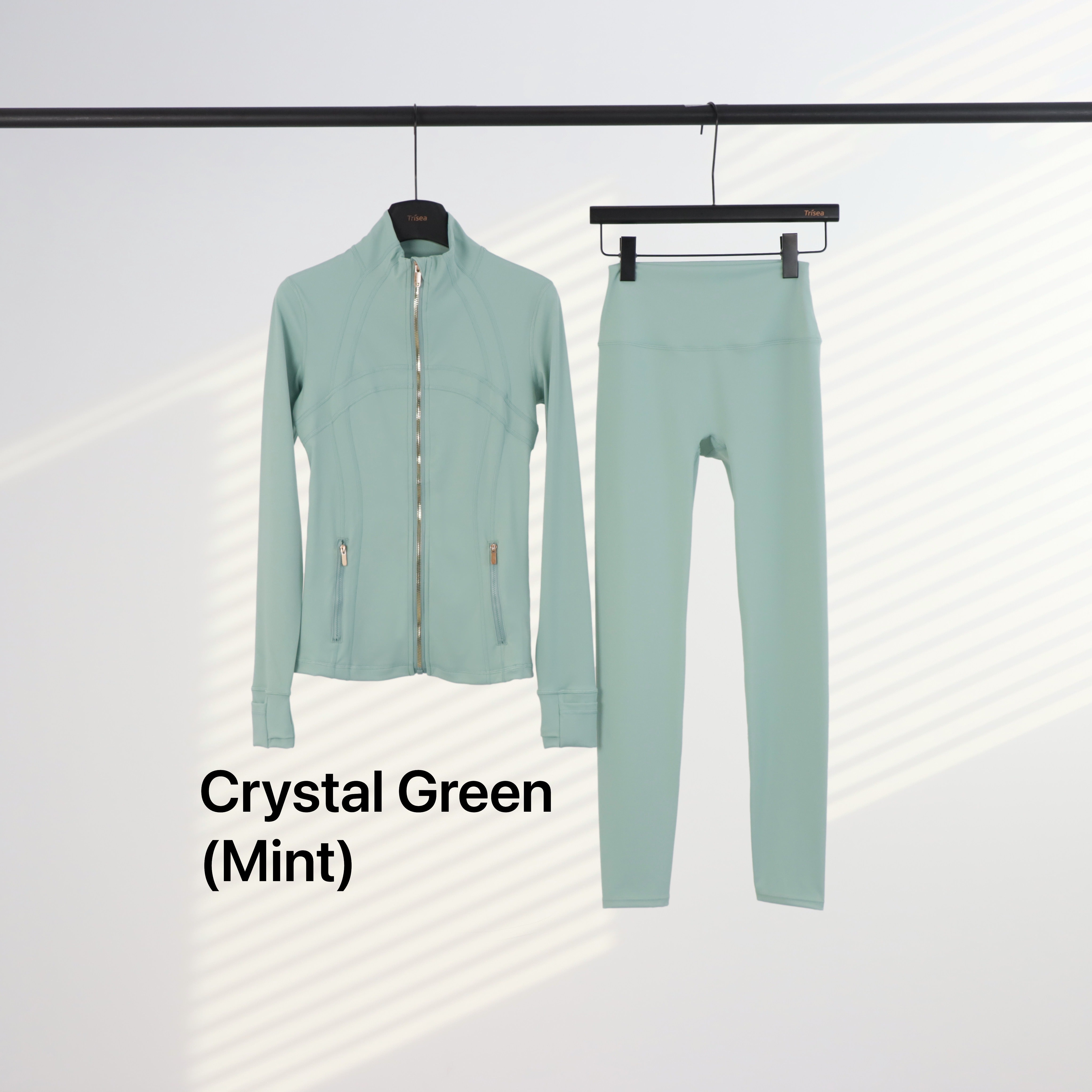 Lu Gold Zip Leggings & Jacket Sets (20+ Colours)