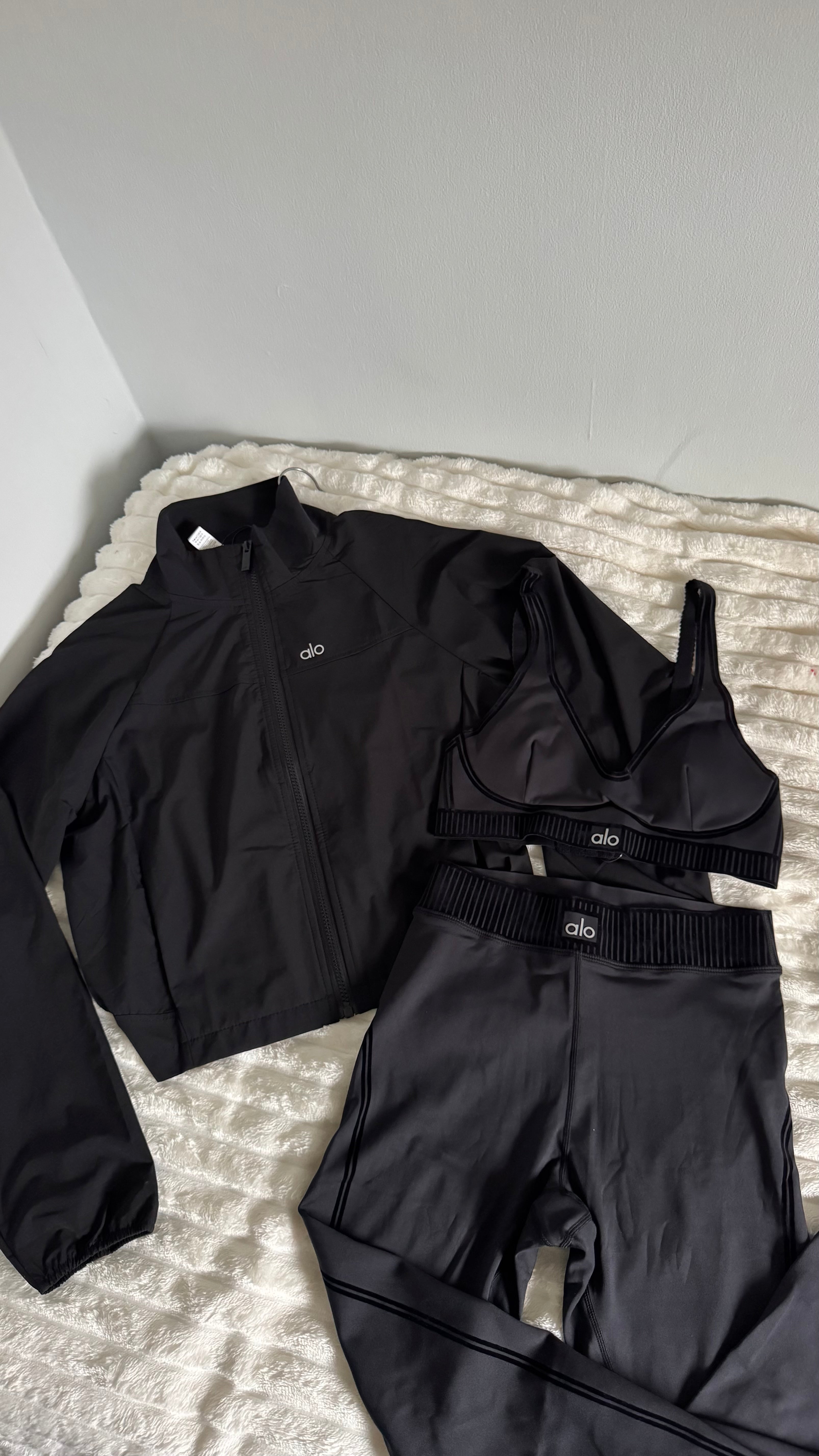 All Black Jacket & Yoga Sets