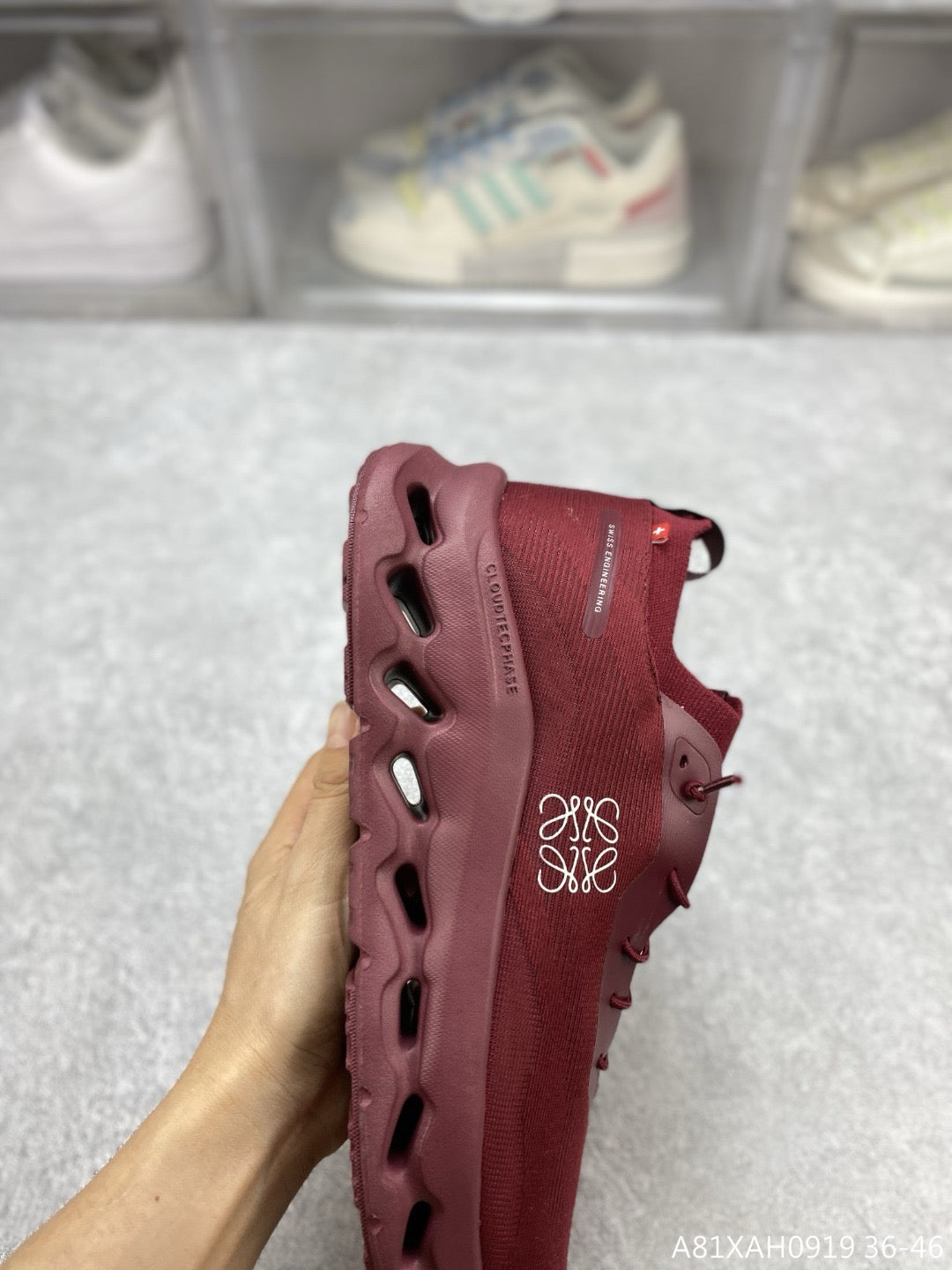 Burgundy Red On’s
