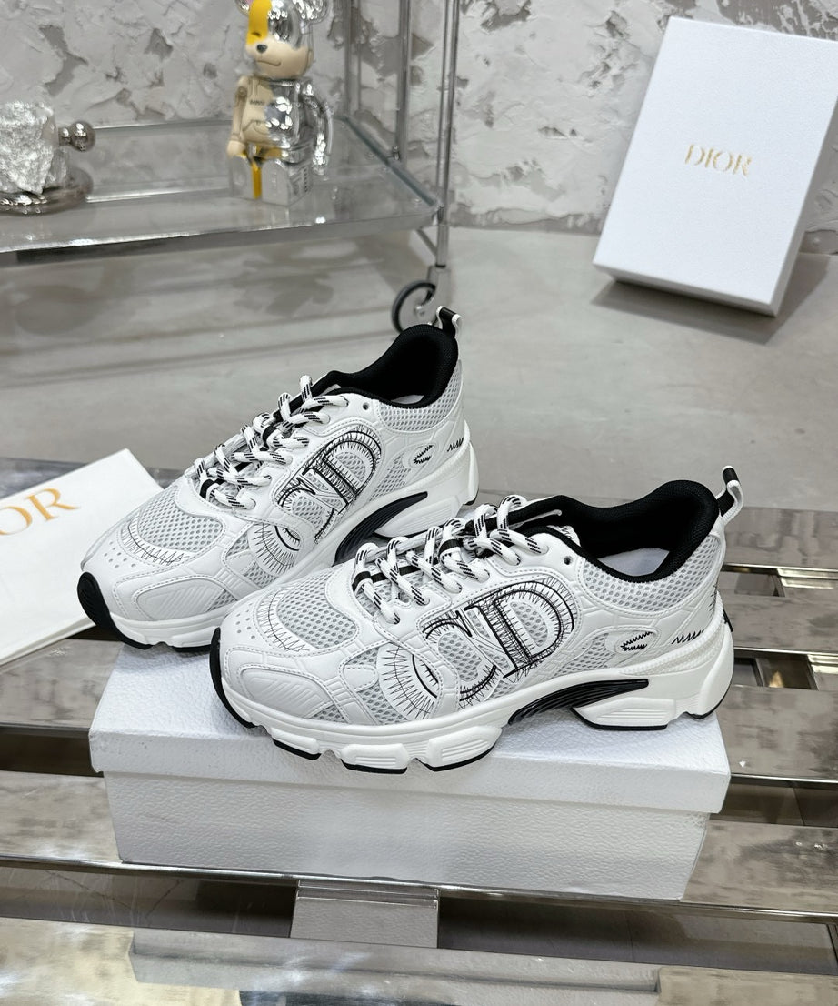 White & Black Trainers