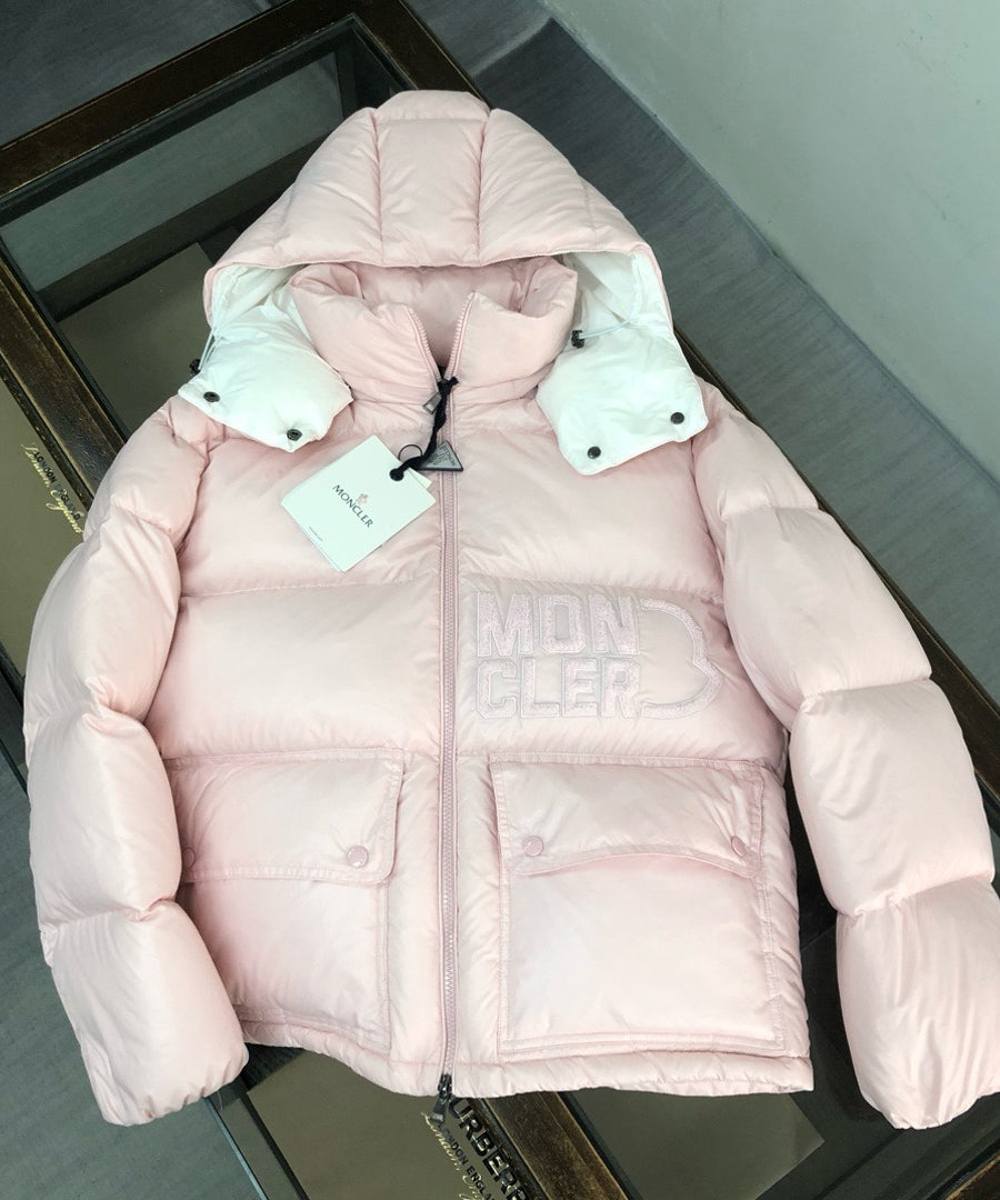 Light Pink & White Puffer