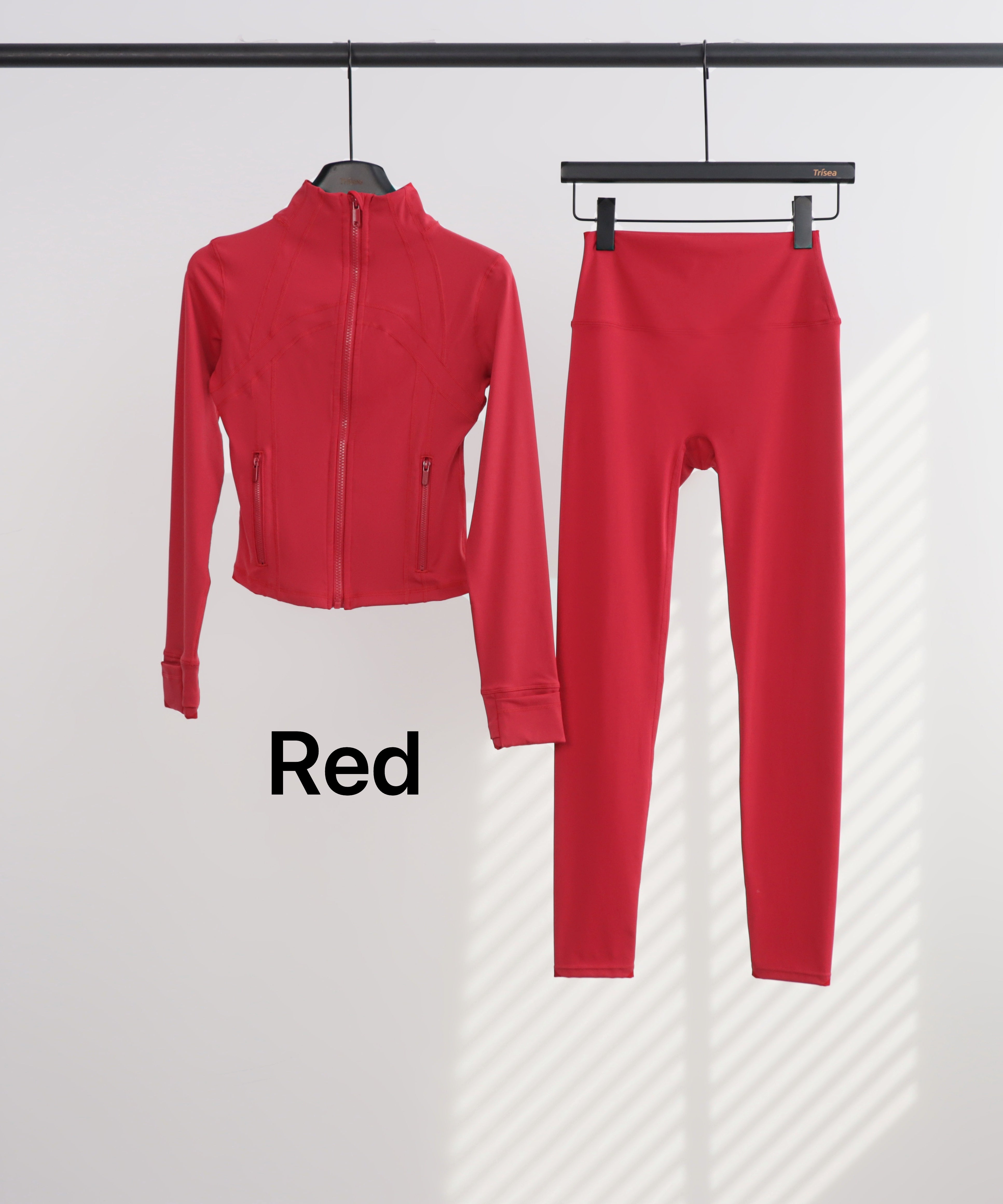 Lu Cropped Leggings Gym Full Sets (23 Colours)