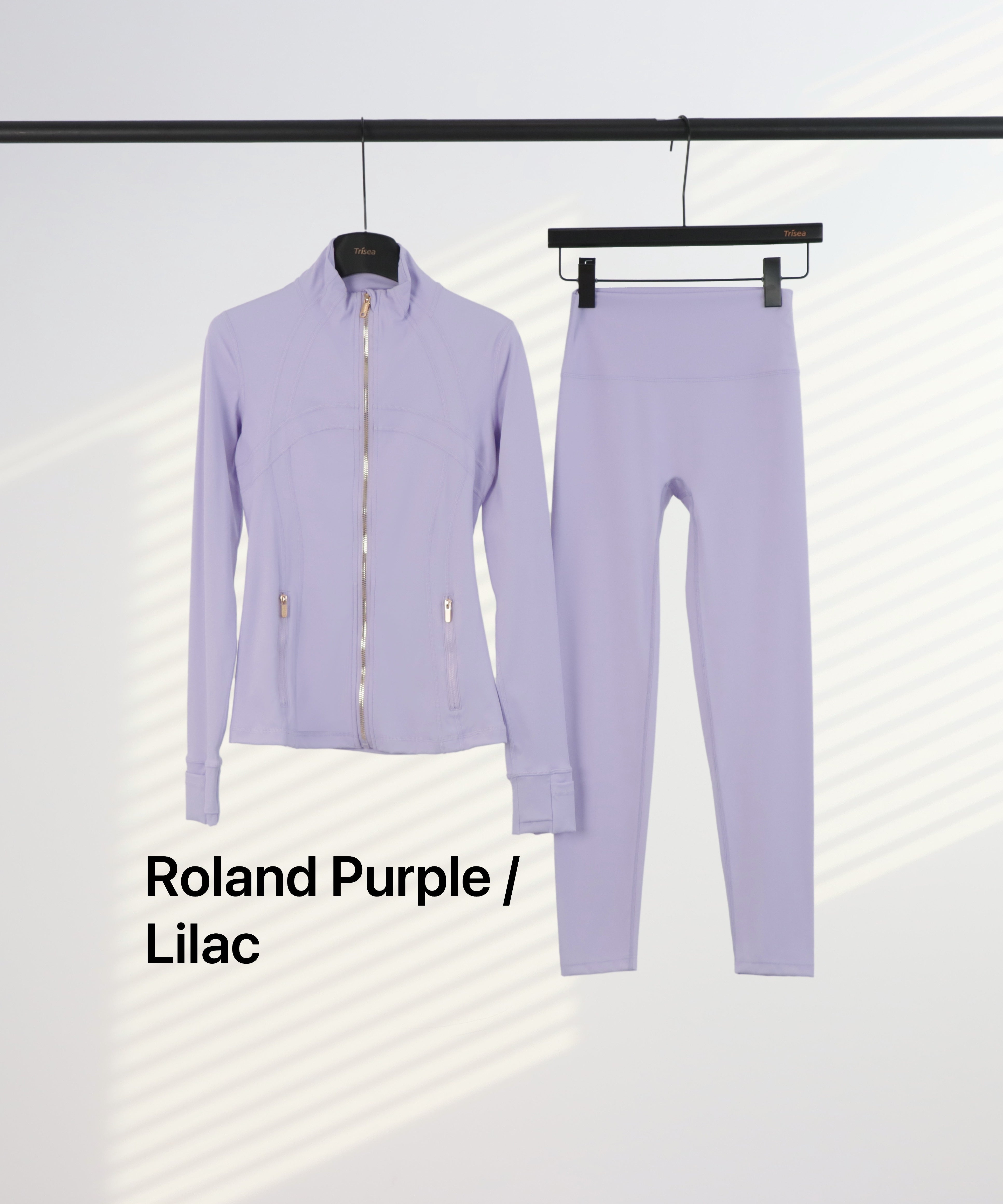 Lu Gold Zip Leggings & Jacket Sets (20+ Colours)