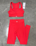 Red Yoga Set