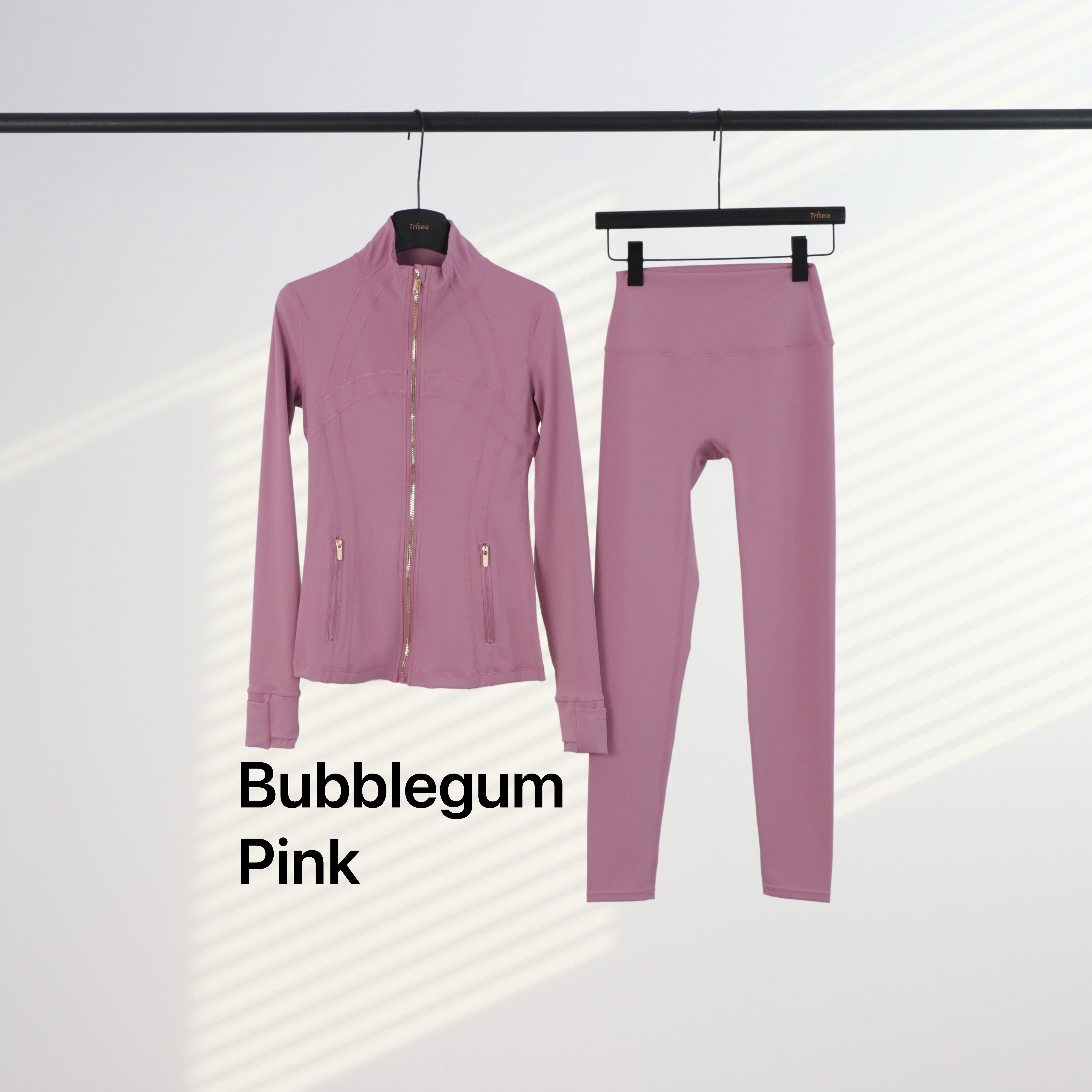 Lu Gold Zip Leggings & Jacket Sets (20+ Colours)