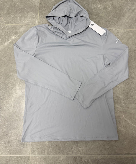 Mens Long Sleeve Hooded Tops