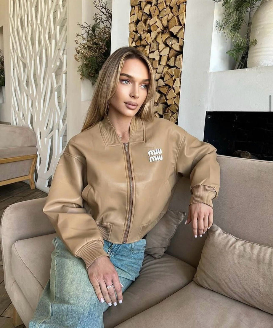 MiMi Leather Bombers