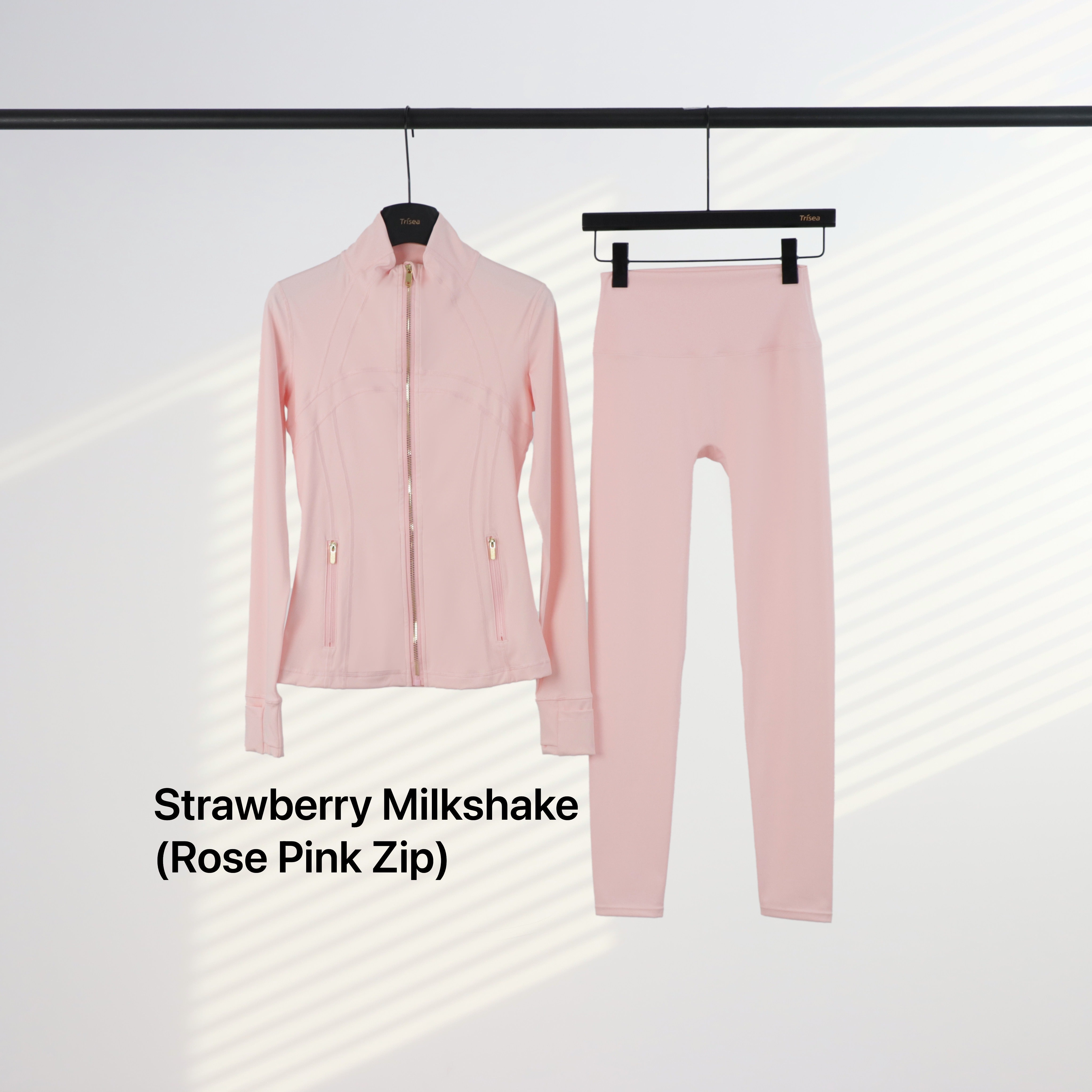 Lu Gold Zip Leggings & Jacket Sets (20+ Colours)
