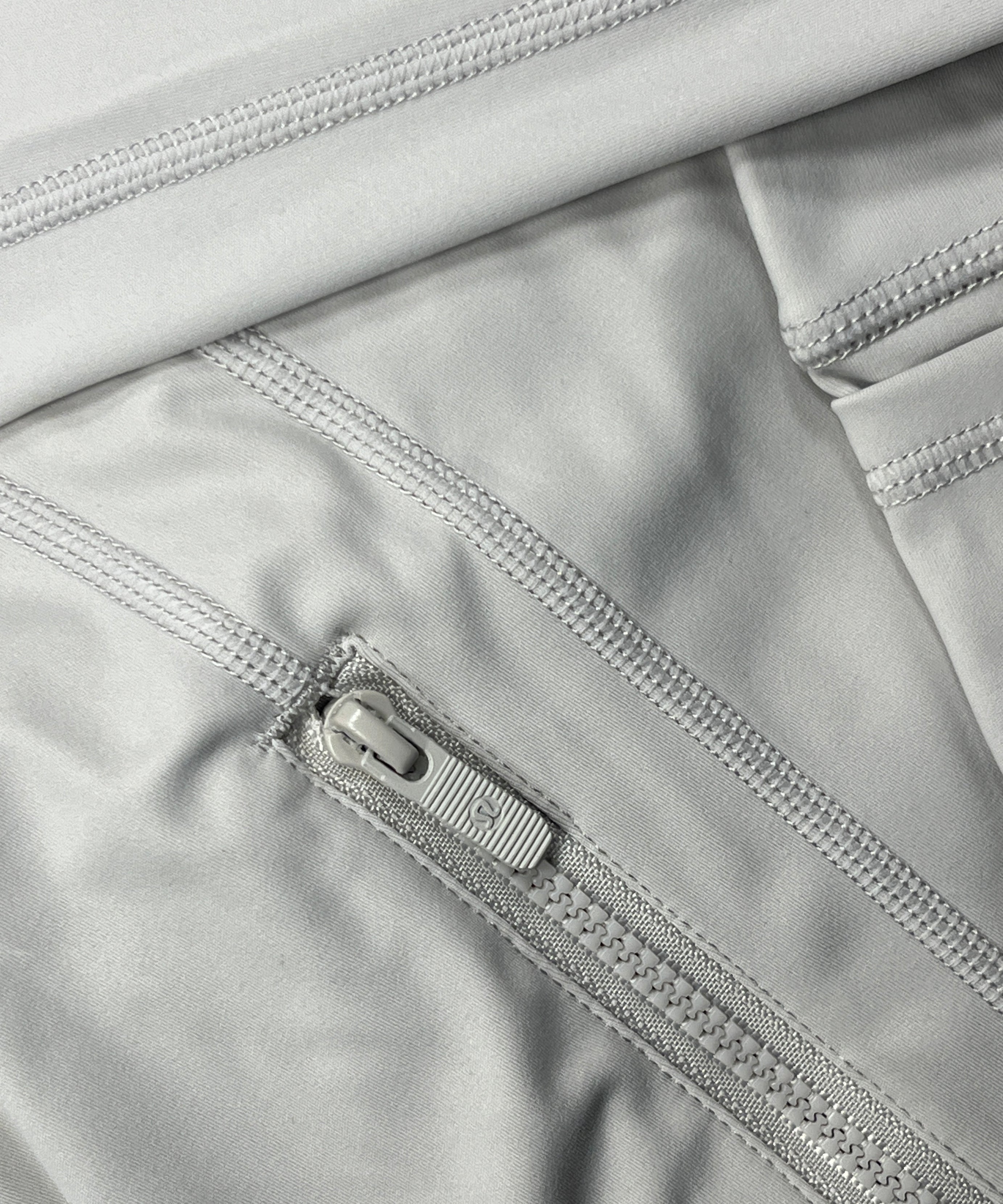 Lu One Colour Zip leggings Gym Sets (42 Colours)