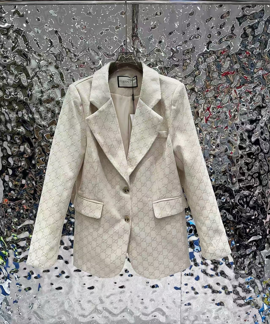 Creamy GG Blazer