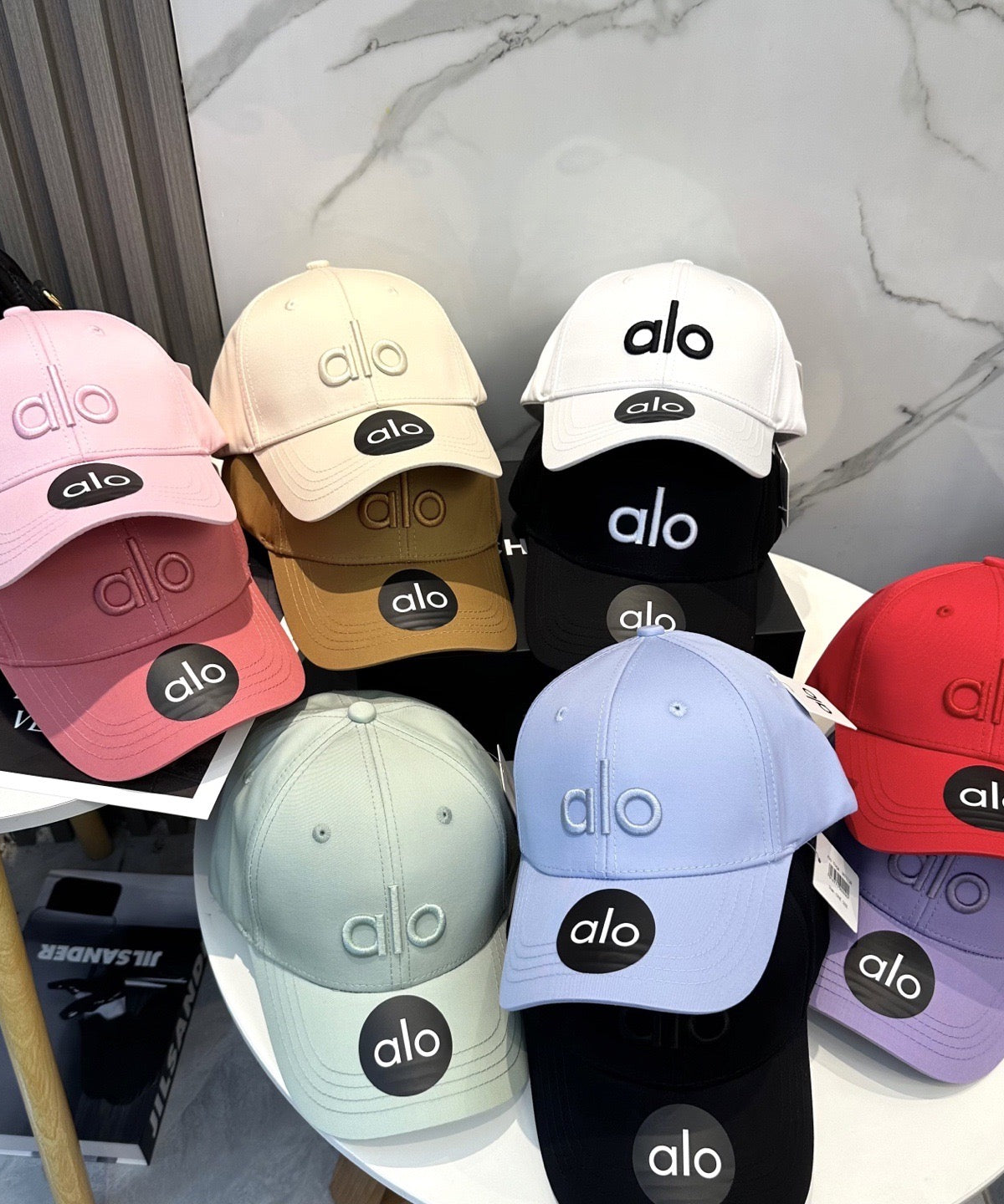 A L O Caps (Write colour choice in order Instructions)